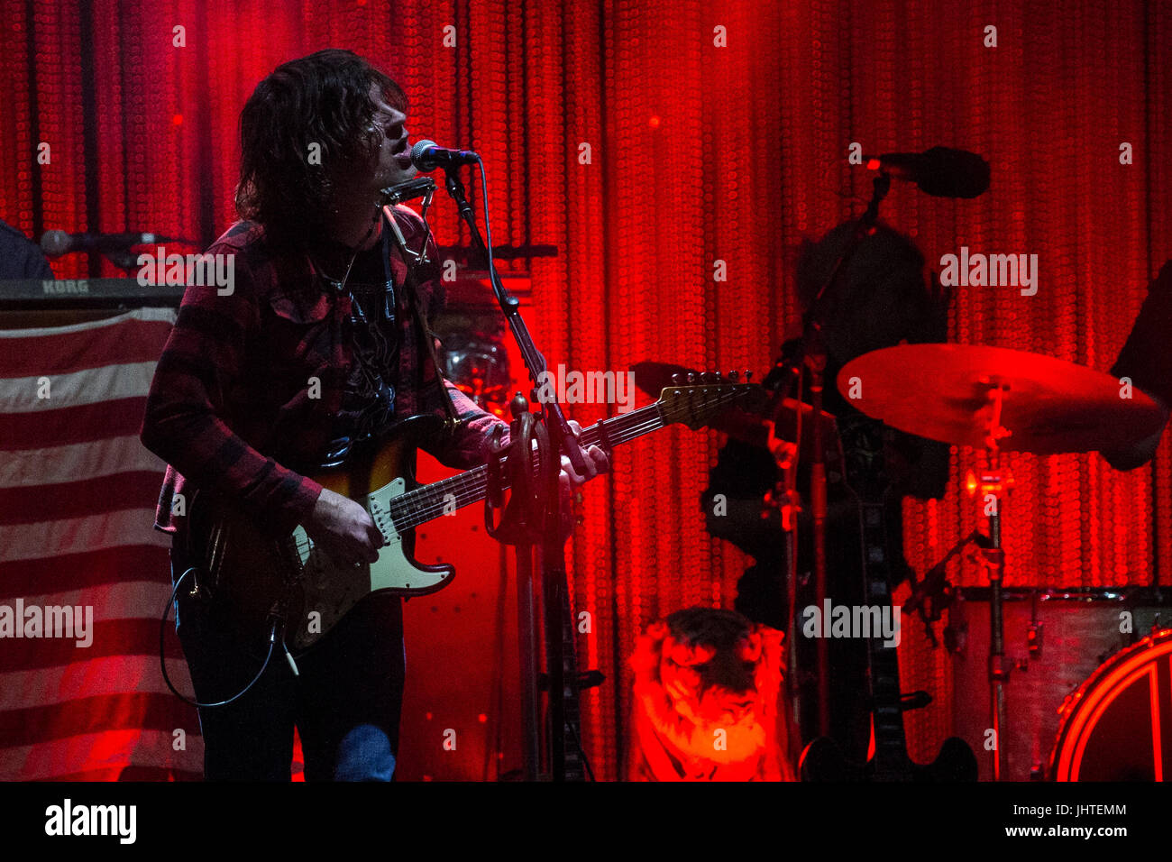 Ryan Adams führt Tag einer Sloss Fest, Birmingham, Alabama Stockfoto