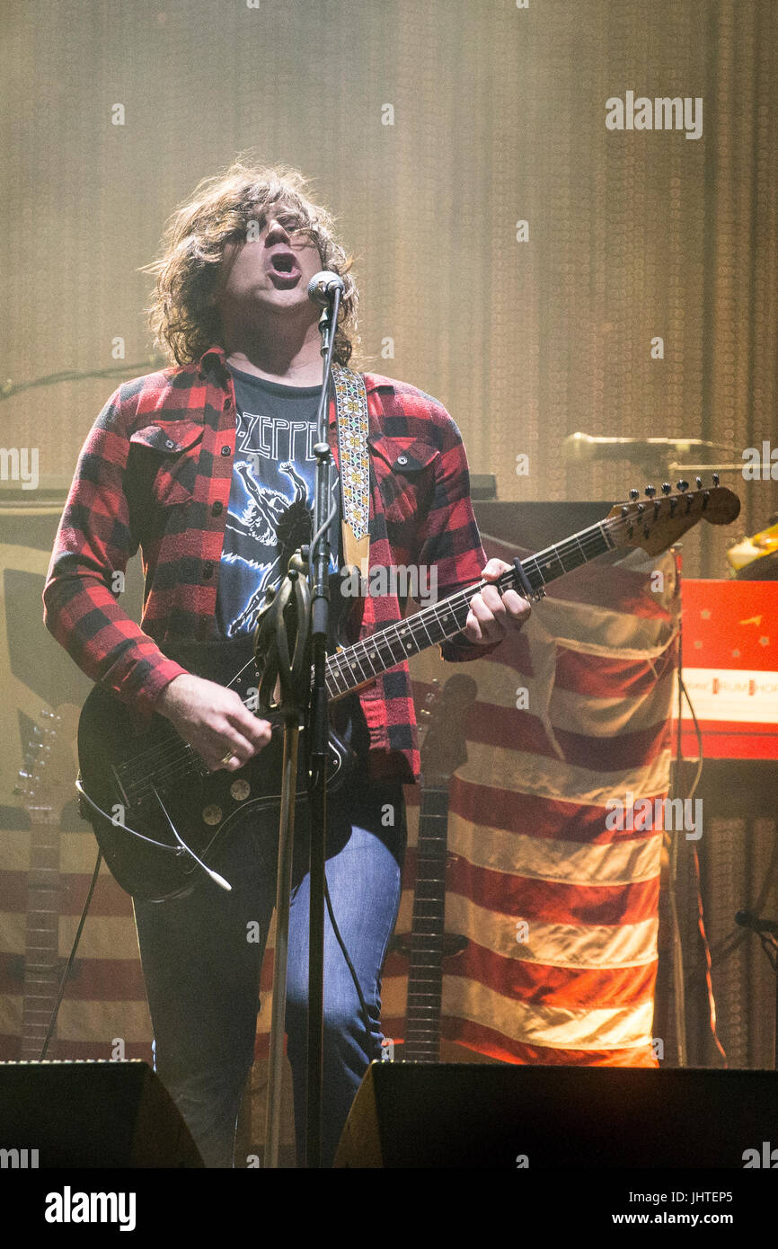 Ryan Adams führt Tag einer Sloss Fest, Birmingham, Alabama Stockfoto