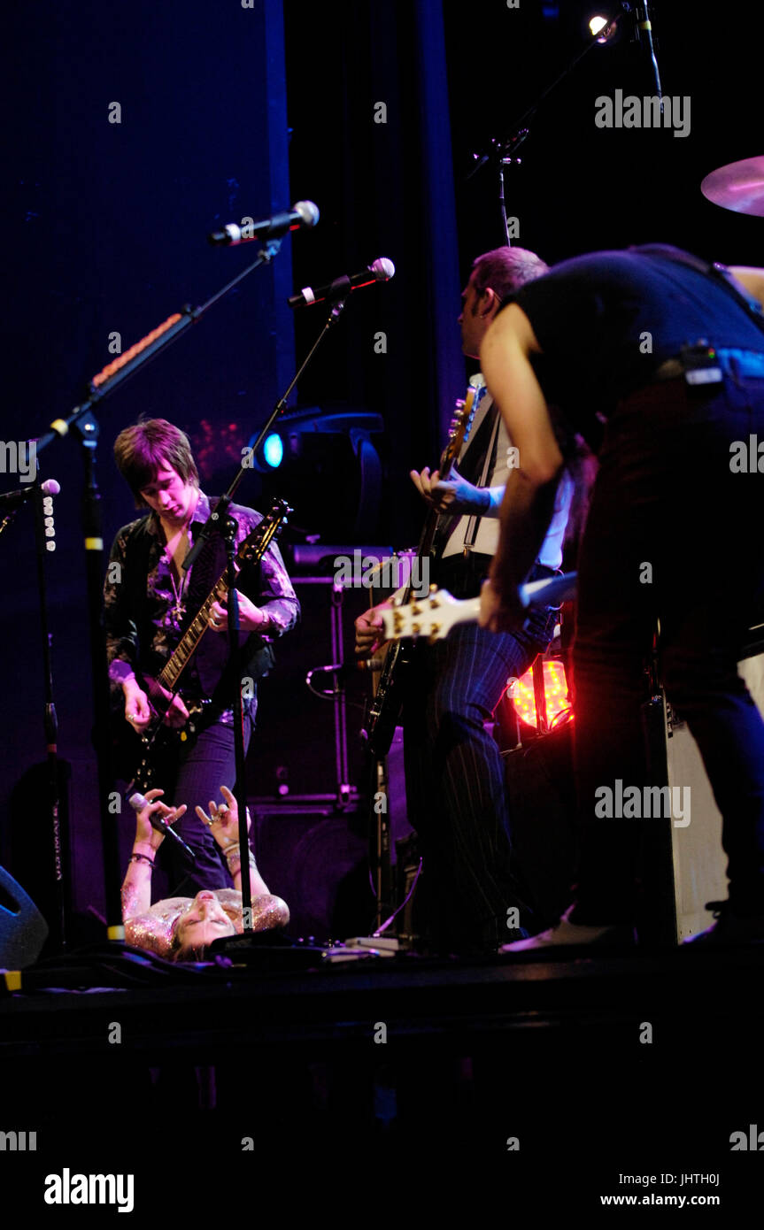 Die All American Rejects Vans Warped Tour 15. Jahrestag Feier Club Nokia September 6,2009 Los Angeles durchführen. Stockfoto