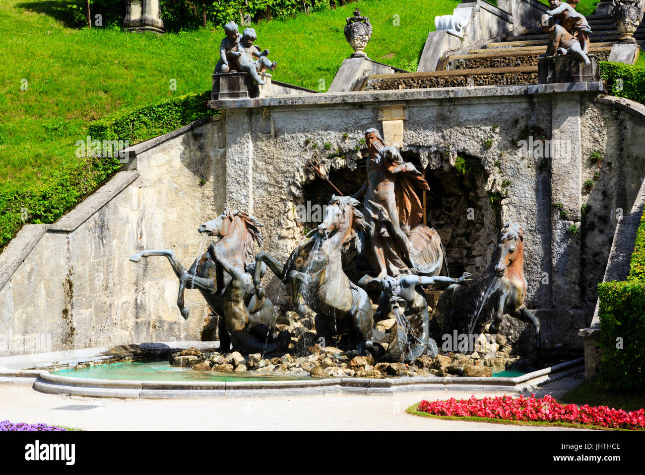 Schloss Linderhof, München, Bayern, Deutschland Stockfoto