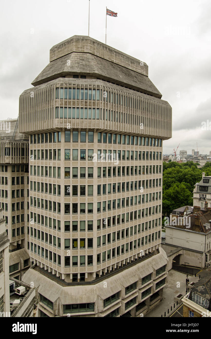 Der Sitz des Justizministeriums für die britische Regierung in Westminster, London.  Das Ministerium ist verantwortlich für die Gerichte und Gefängnisse Engla Stockfoto