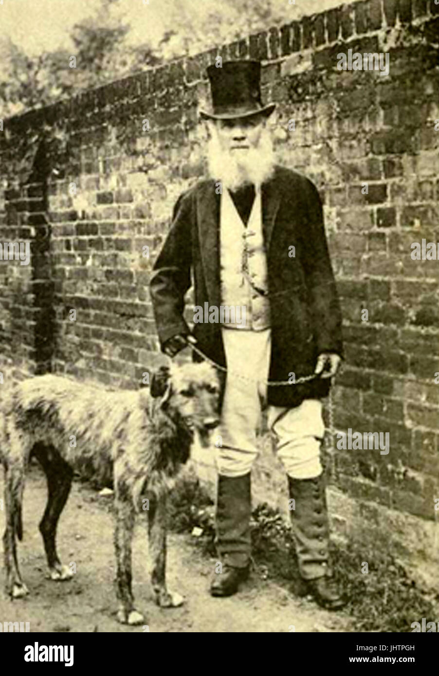 Englische viktorianische Wildhüter 1892 John Wilkins Stockfoto