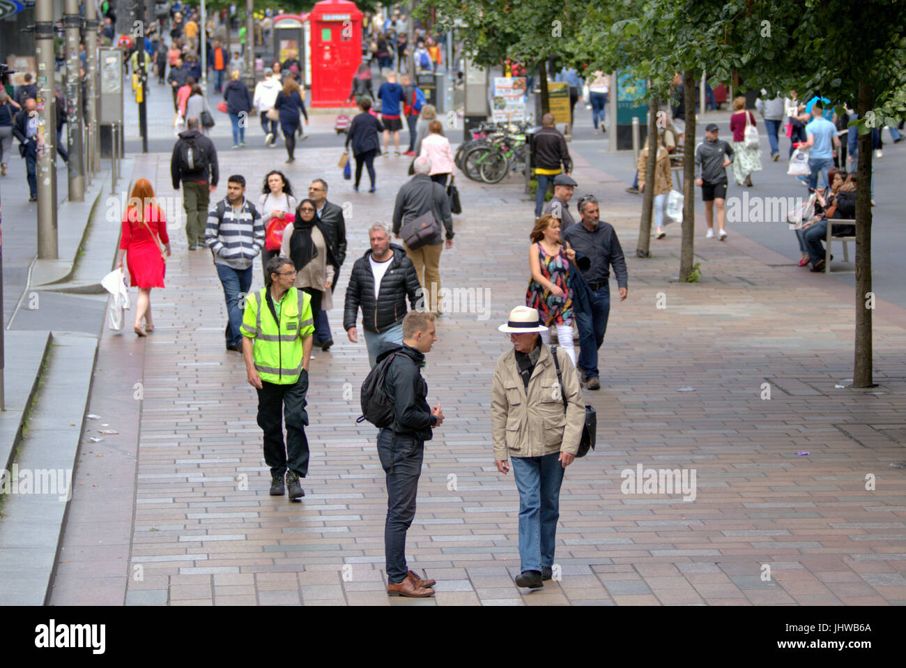 Sauchiehall Street Glasgow Straße einkaufen Stockfoto