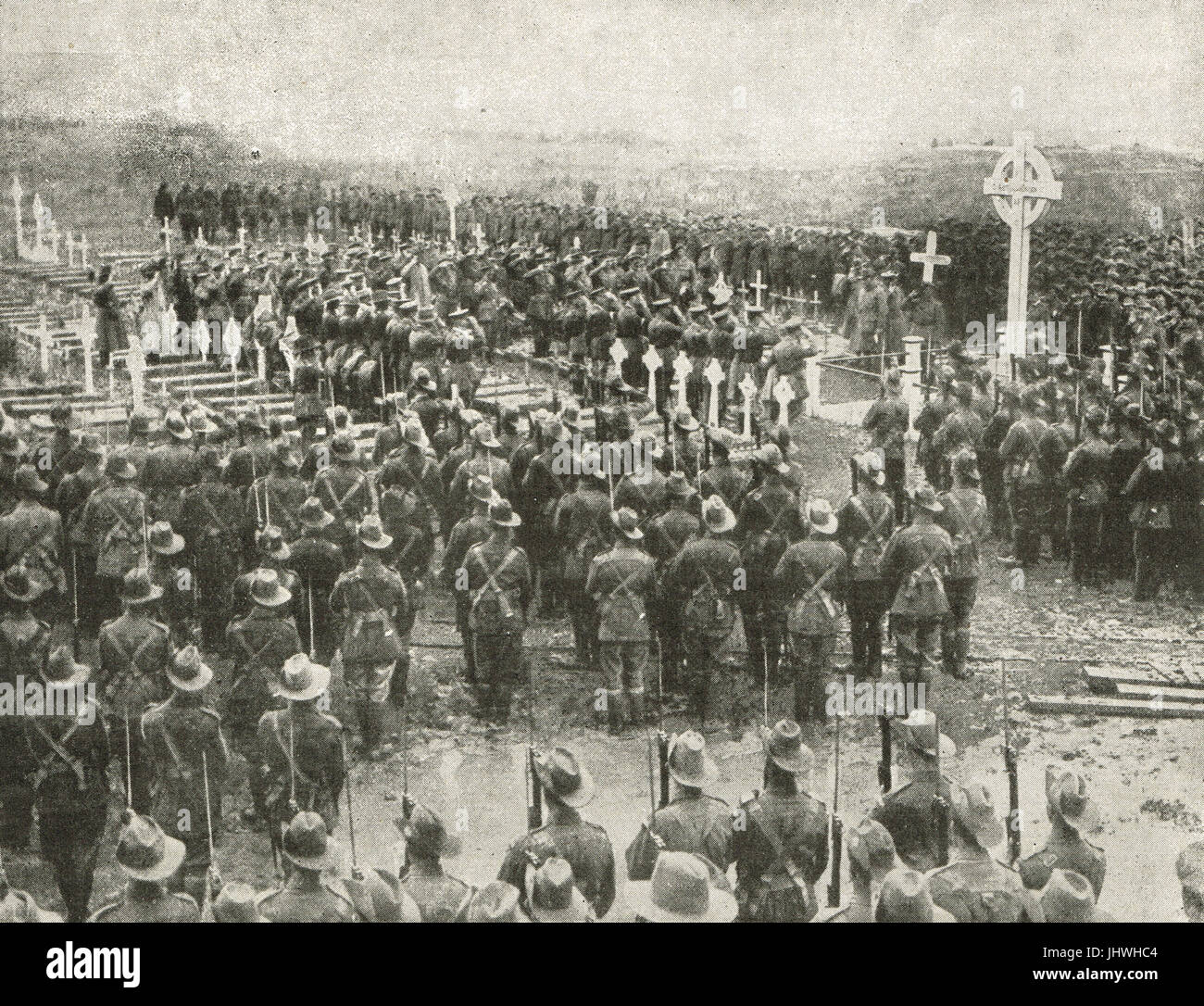 Denkmal der 1. australischen Division tot Stockfoto