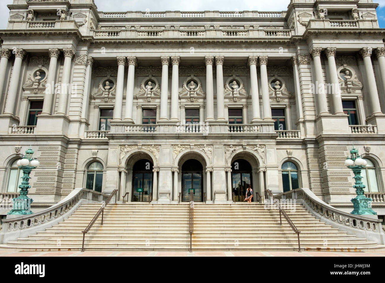 Thomas Jefferson Building, Library of Congress, Kapitol, Washington DC Stockfoto