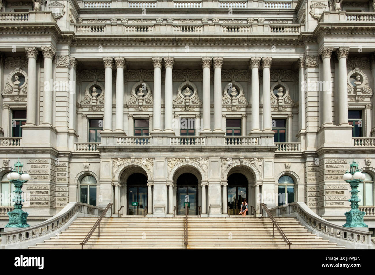 Thomas Jefferson Building, Library of Congress, Kapitol, Washington DC Stockfoto