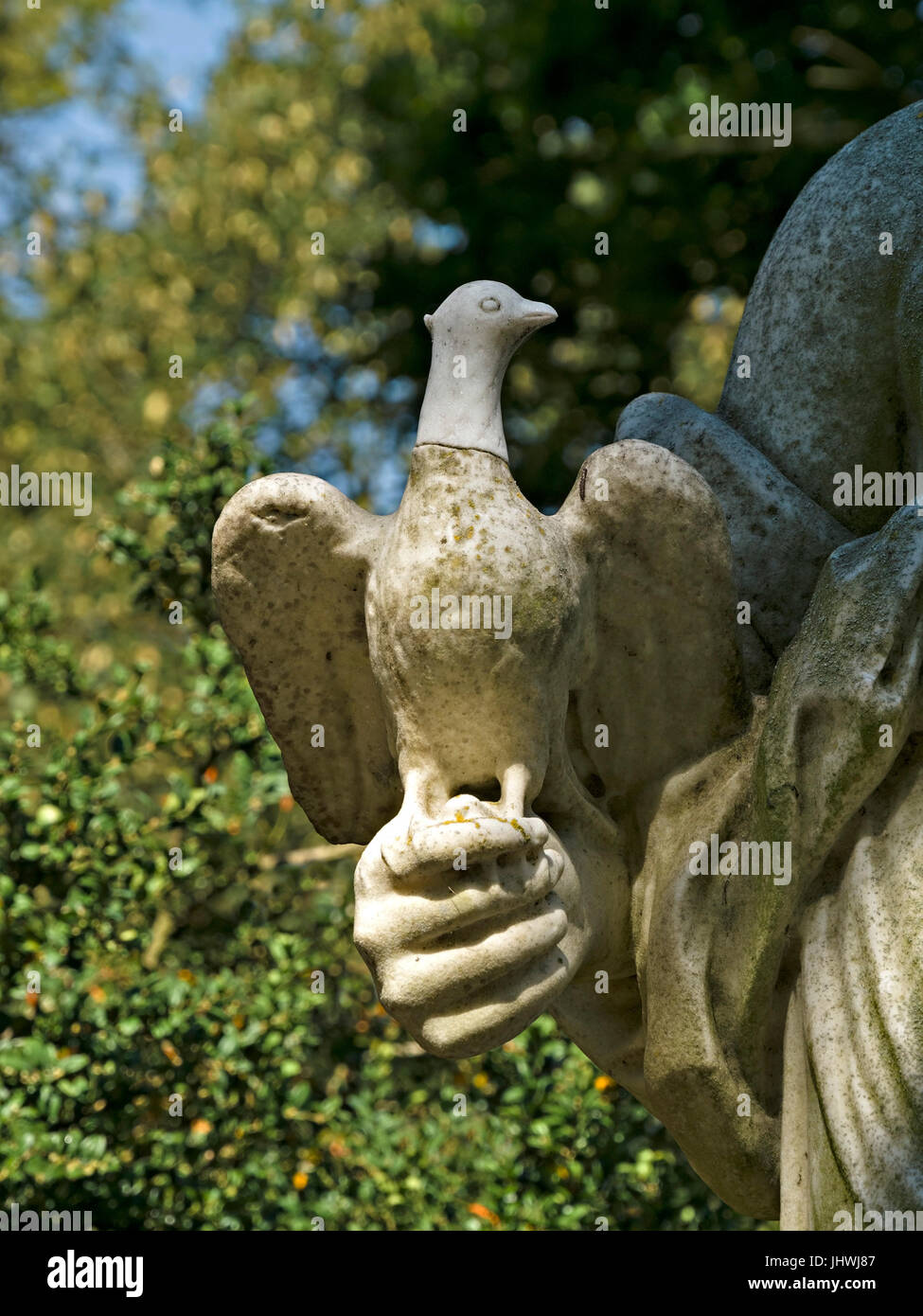 Statue-Konservierung, Restaurierung und Reparatur Stockfoto