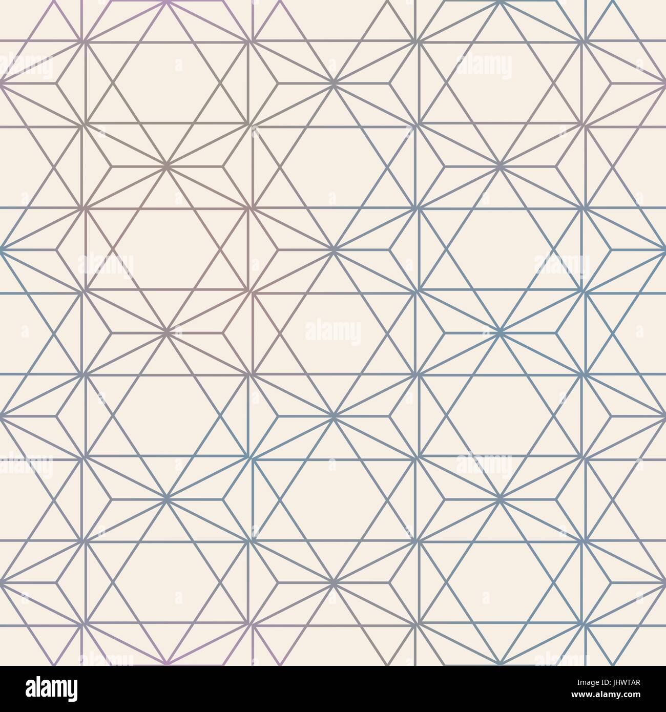 Abstrakte nahtlose geometrischen Vektor Sechseck-Muster. Nahtlose Hintergrund zu vernetzen. Stock Vektor