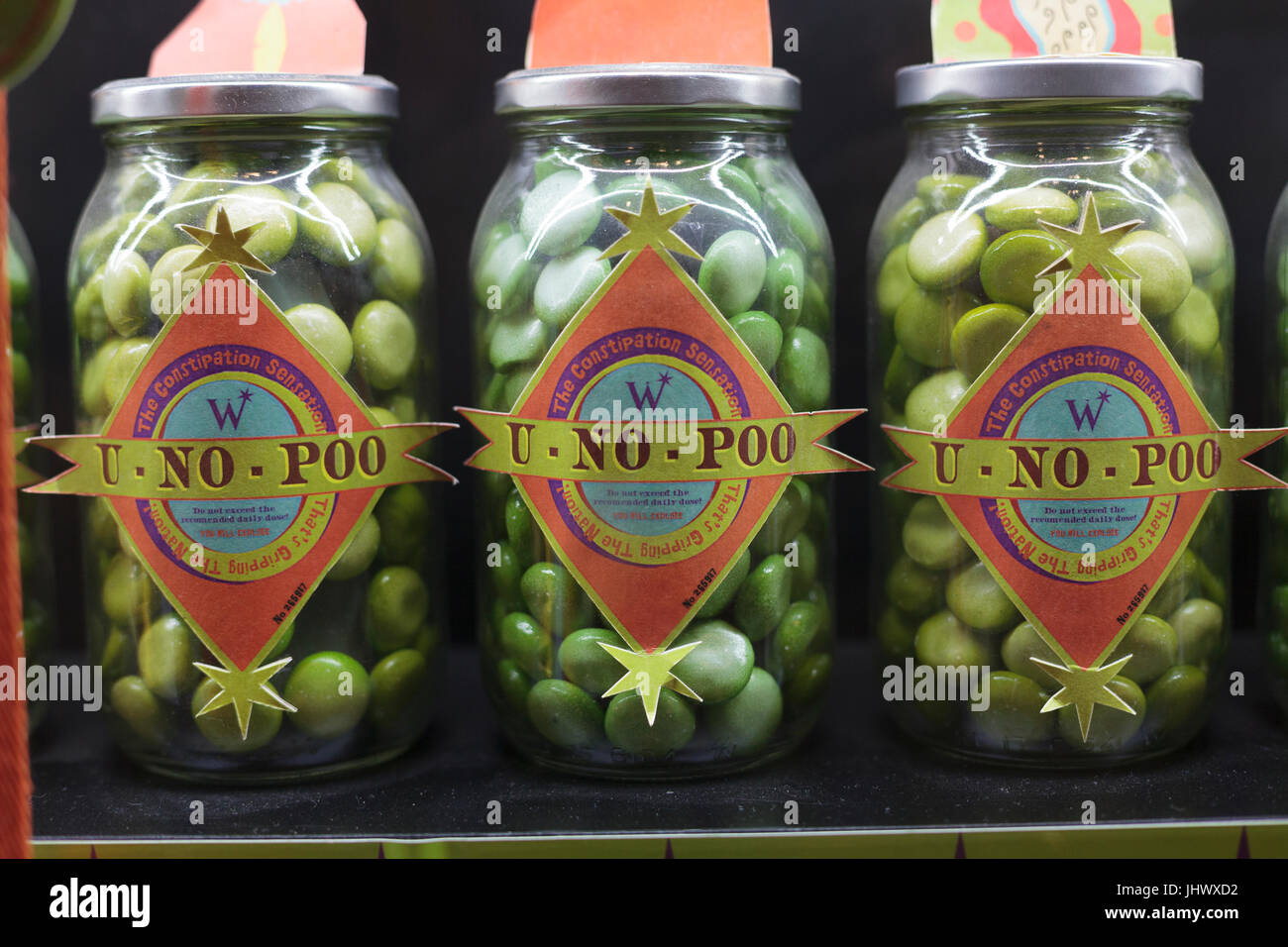 ' U keine Poo "in Harry Potter Warner Brothers Studiotour UK Stockfoto