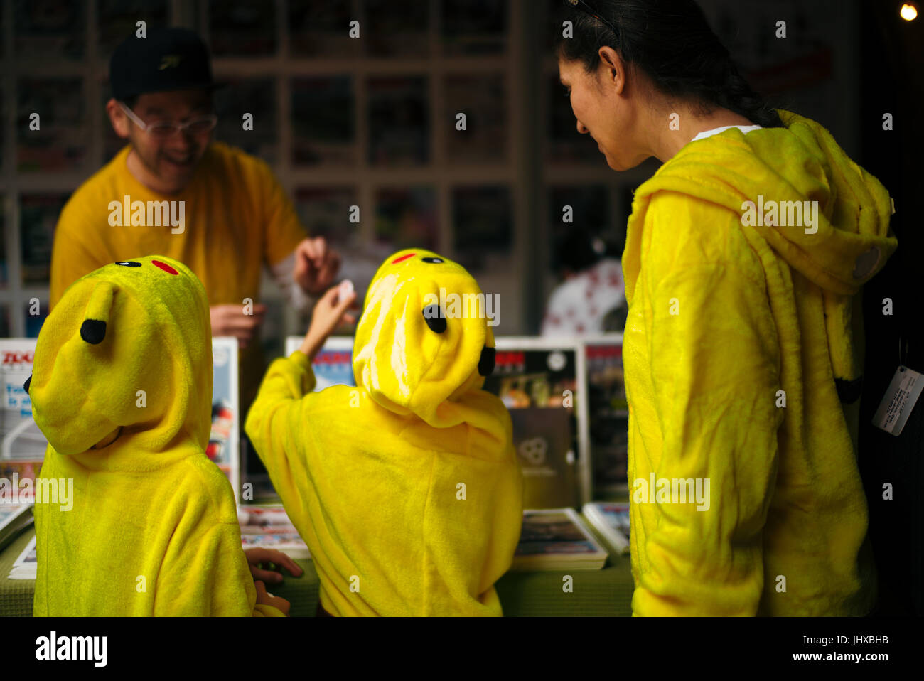 London, UK. 16. Juli 2017.  Hyper Japan Festival, Kultur, Essen, Unterhaltung und alles Otaku, in East London Tabak Docks zu feiern. Teilnehmer, Gäste, Prominente, Darsteller. © Simon King / Alamy Live News Stockfoto