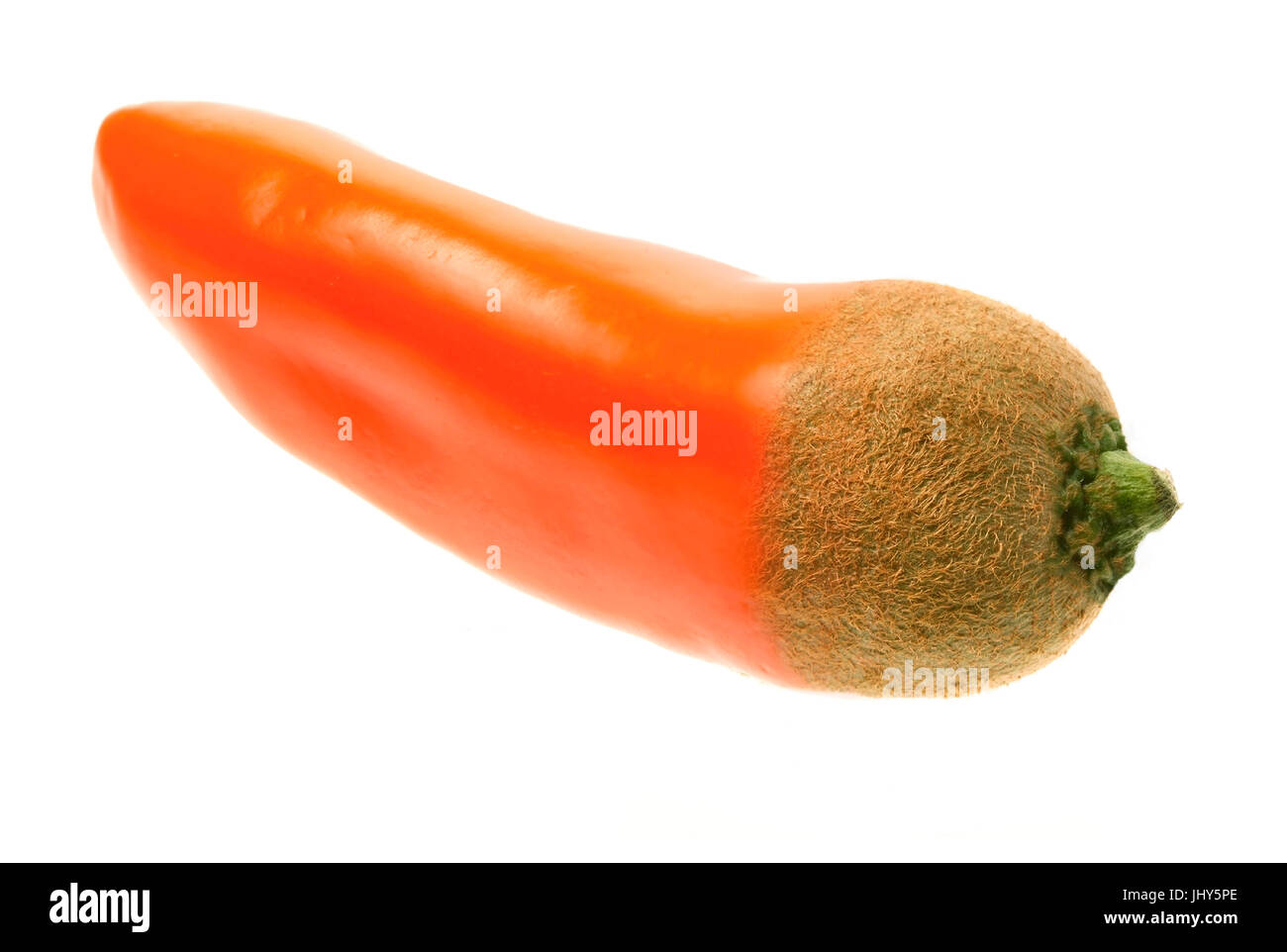 Genetischen manipulierten Paprika, Genmanipulierte Paprika Stockfoto