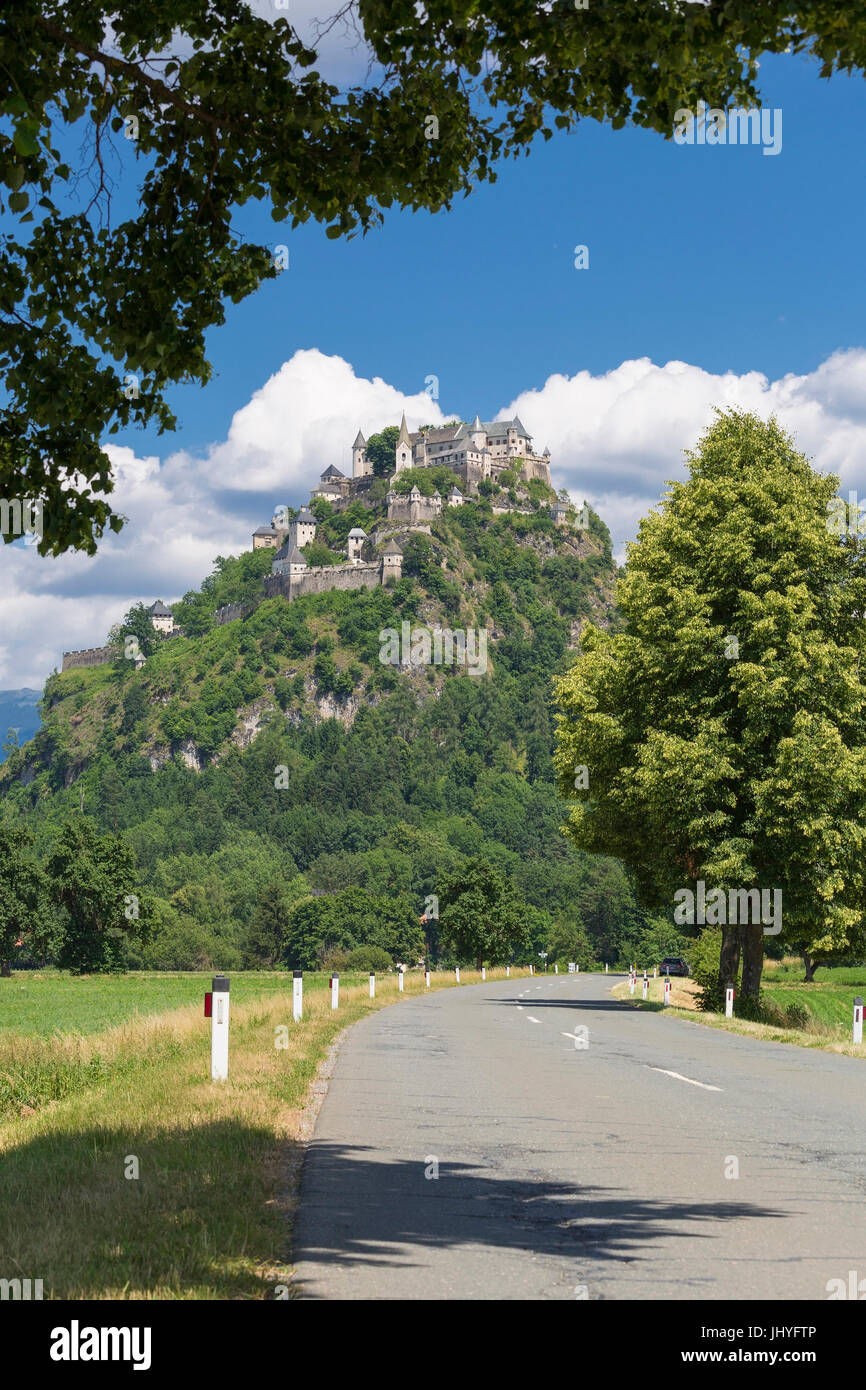 Burg hohen Ostern Witz, Kärnten, Österreich - hohe Ostern Witz Festung, Kärnten, Österreich, Burg Hochosterwitz, Kärnten, Österreich - Hochosterwitz F Stockfoto