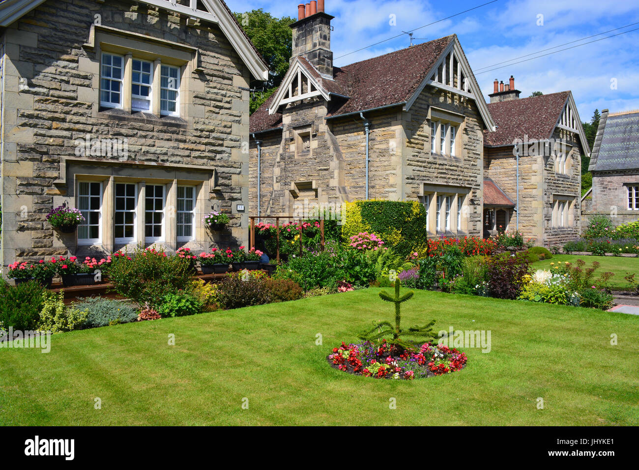 Ford Dorf, Northumberland Stockfotografie Alamy