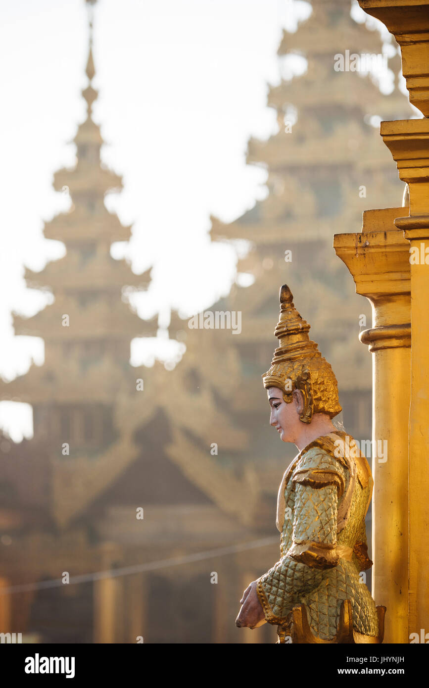Shwedagon-Pagode in Yangon (Rangoon), Myanmar (Burma), Asien Stockfoto