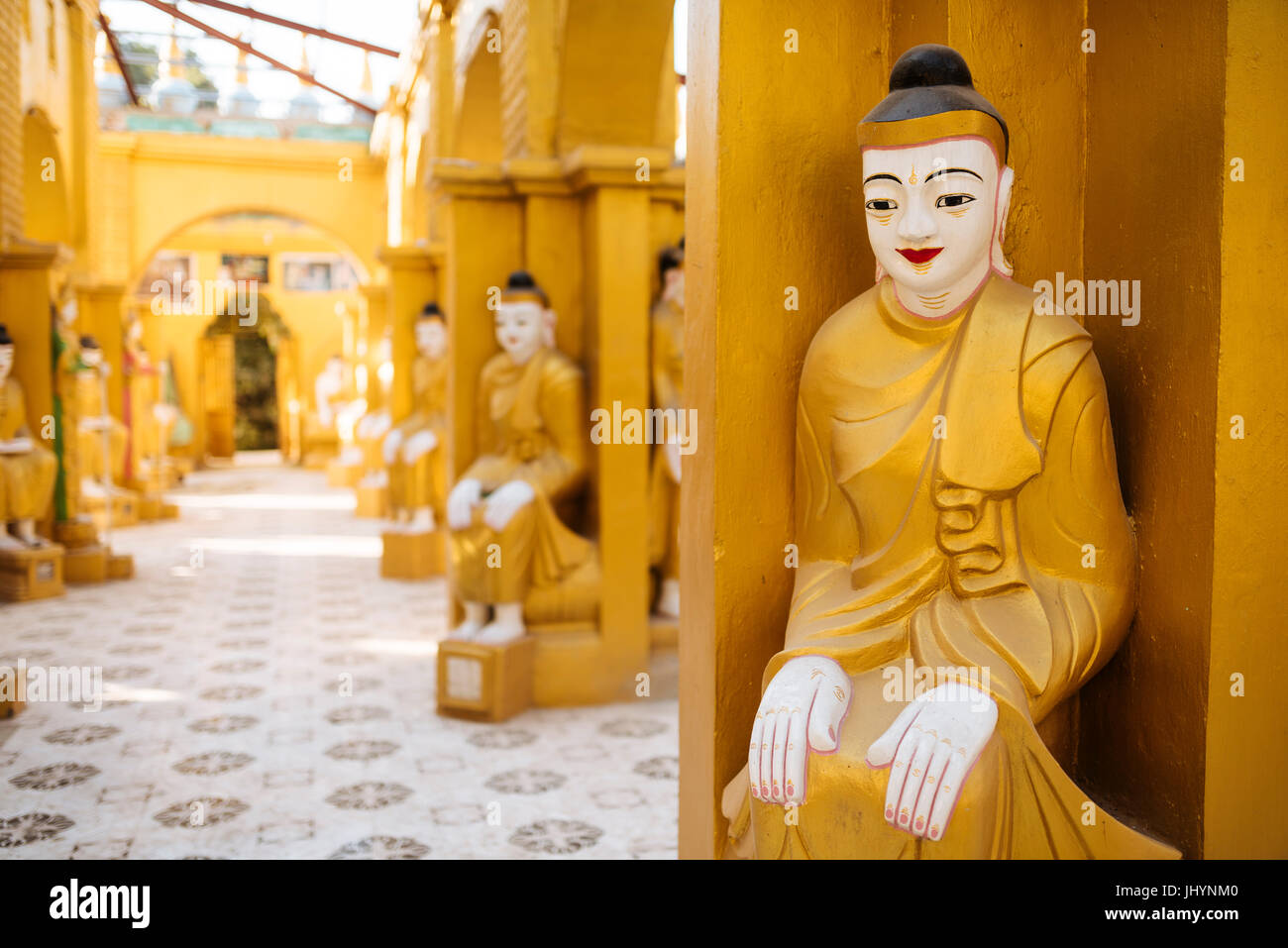 Amarapura, Mandalay, Mandalay Region, Myanmar (Burma), buddhistische Tempel, Asien Stockfoto