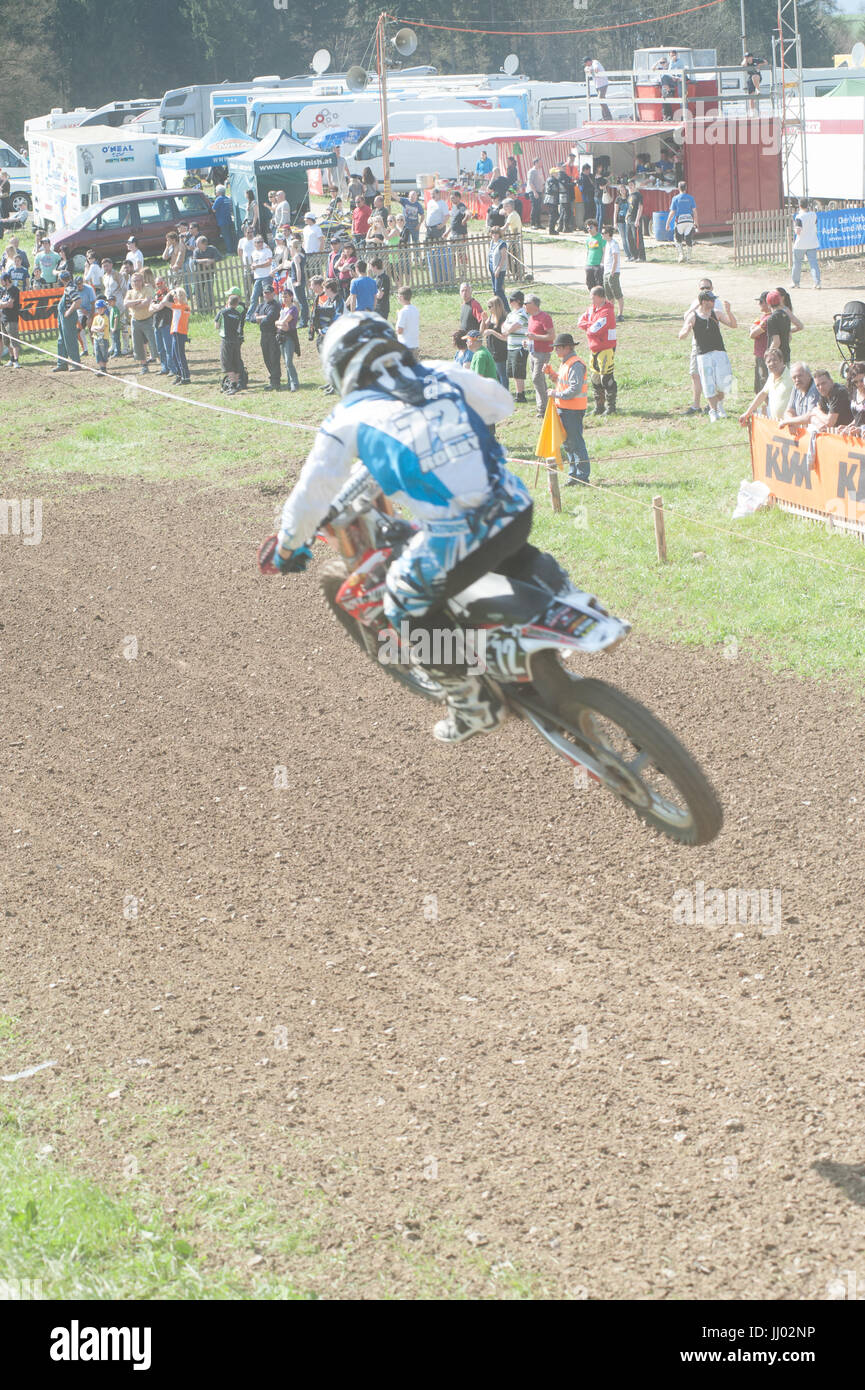 Motocross-Rennen Stockfoto