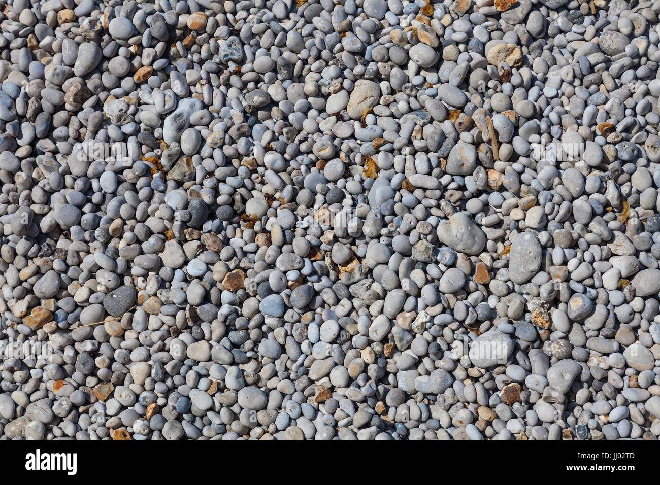 Kleiner Strand Kieselsteine Stockfoto