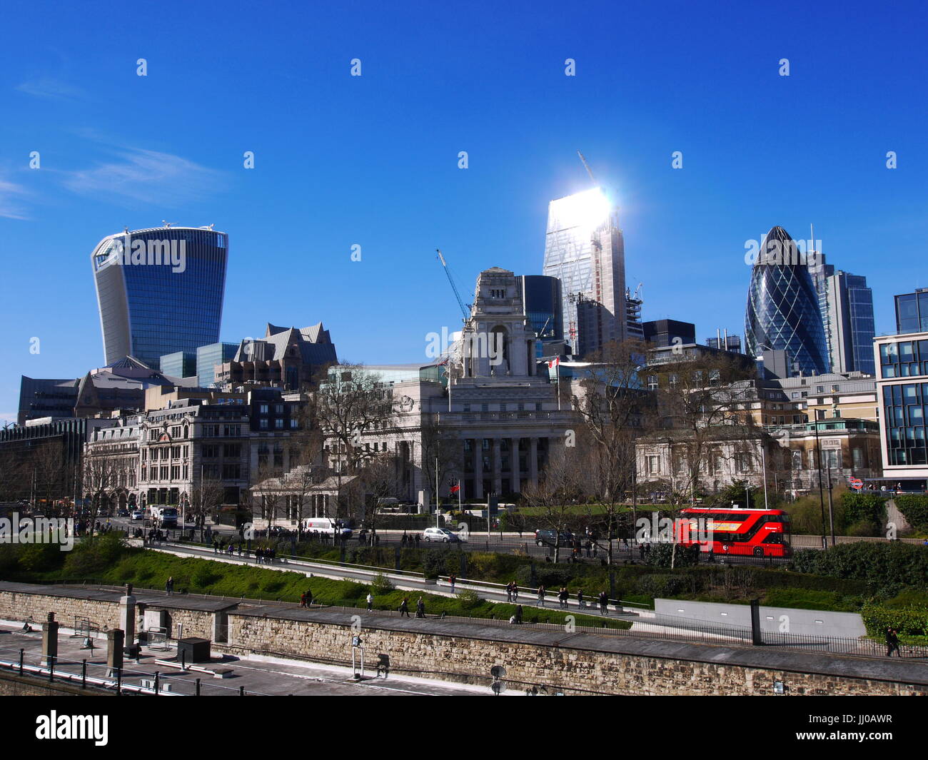 Der City of London, der Tower of London Stockfoto
