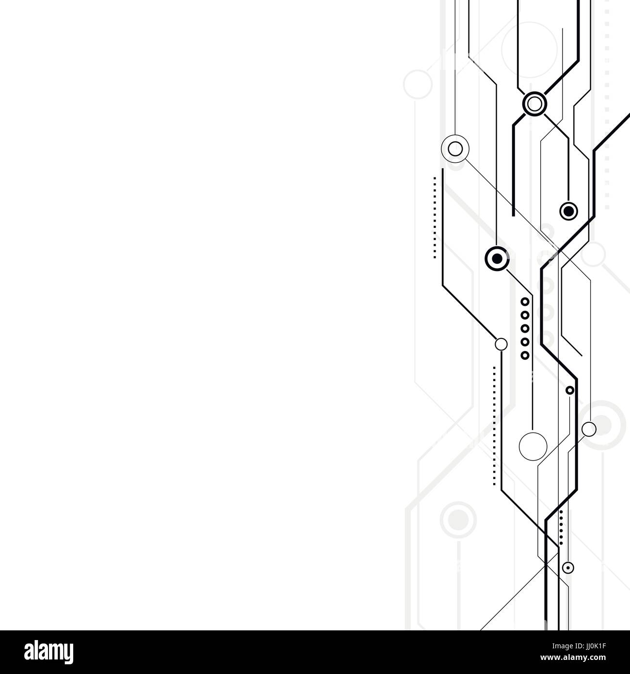 Abstrakte Technik-Hintergrund Stock Vektor