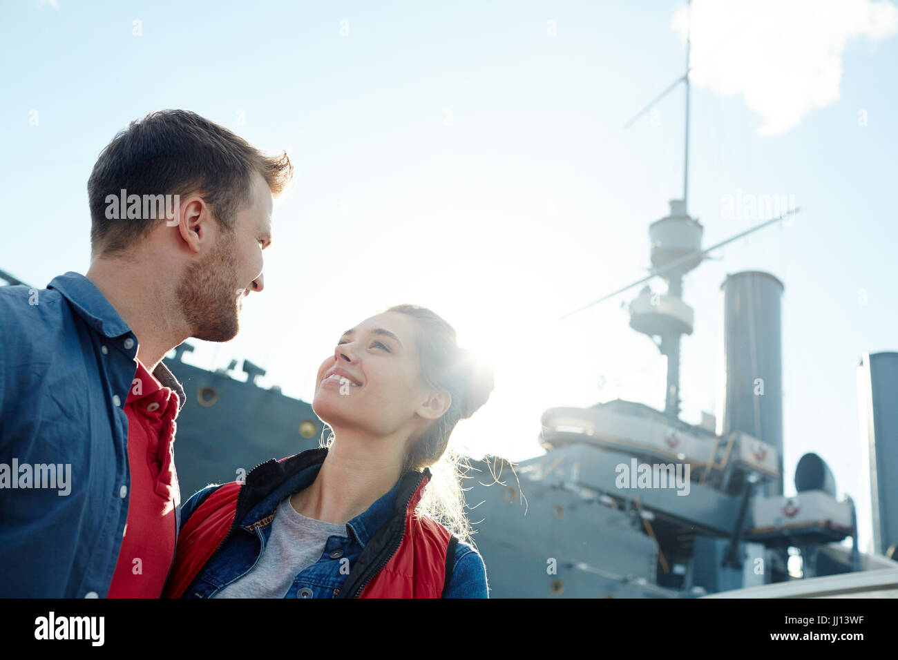 Glückliche Liebe Stockfoto