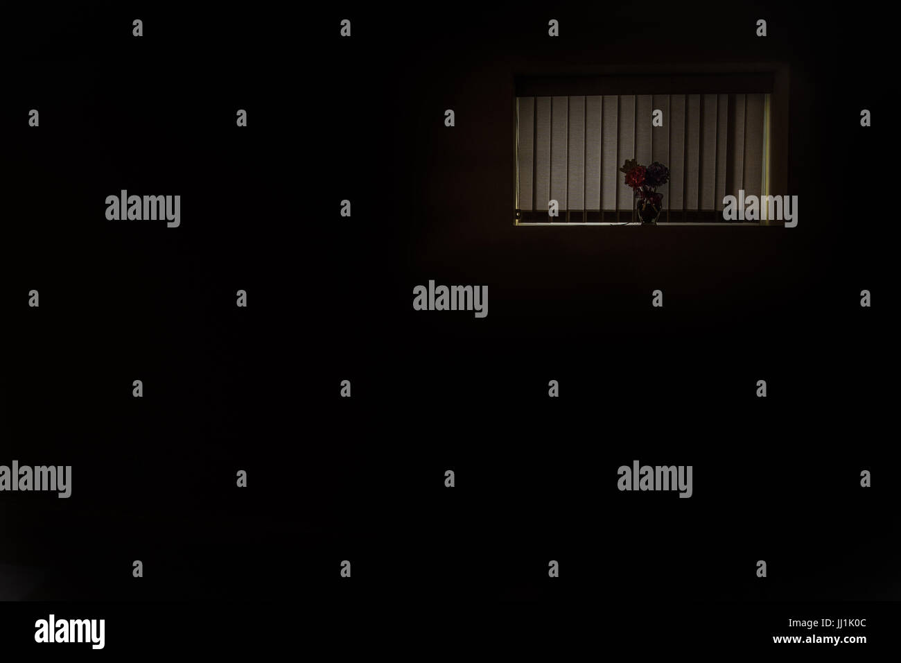 Dunklen Raum Stockfoto