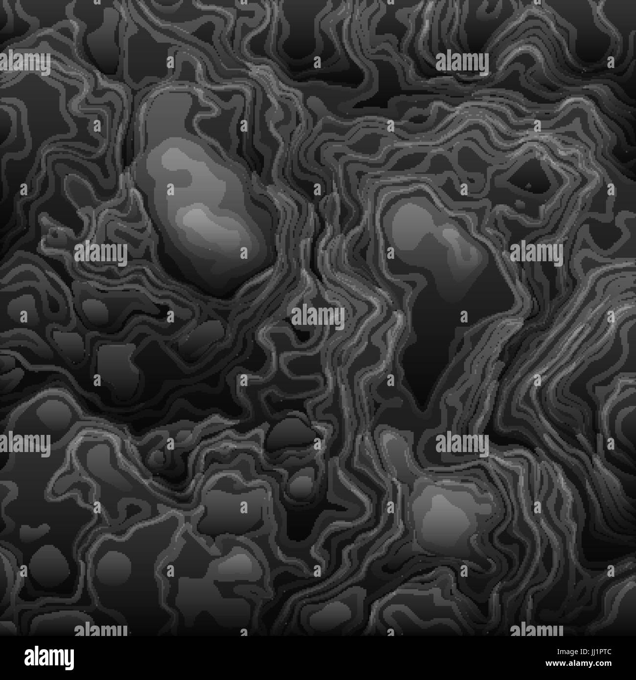 Wolken Undulatus Asperatus Vektor Hintergrund. Dicker Rauch Kulisse zu ersticken. Wolken von Asche und Dampf aus einem ausbrechenden Vulkan Textur Abbildung. Stock Vektor