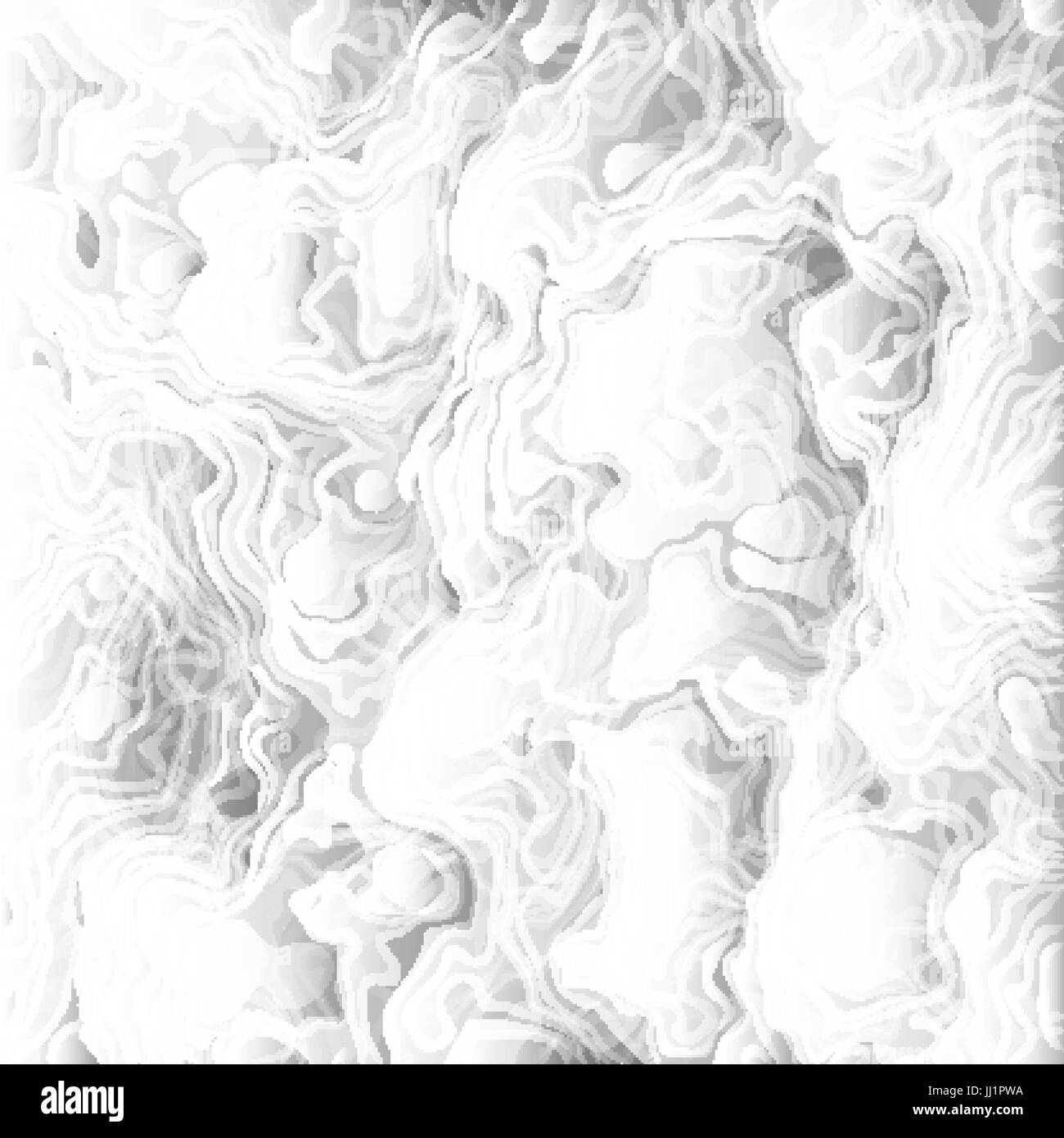 Wolken Undulatus Asperatus Vektor Hintergrund. Dicker Rauch Kulisse zu ersticken. Wolken von Asche und Dampf aus einem ausbrechenden Vulkan Textur Abbildung. Stock Vektor