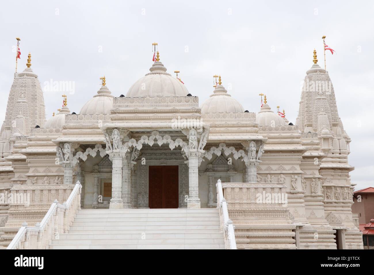 BAPS Shri Swaminarayan Mandir, Chicago Stockfoto