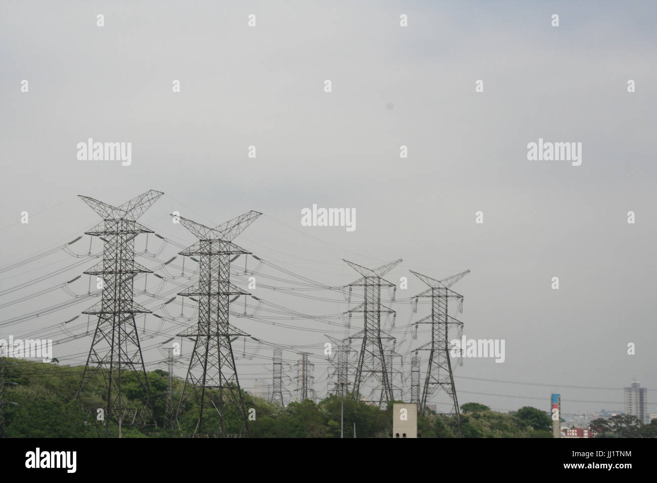 Turm Energie, São Paulo, Brasilien Stockfoto