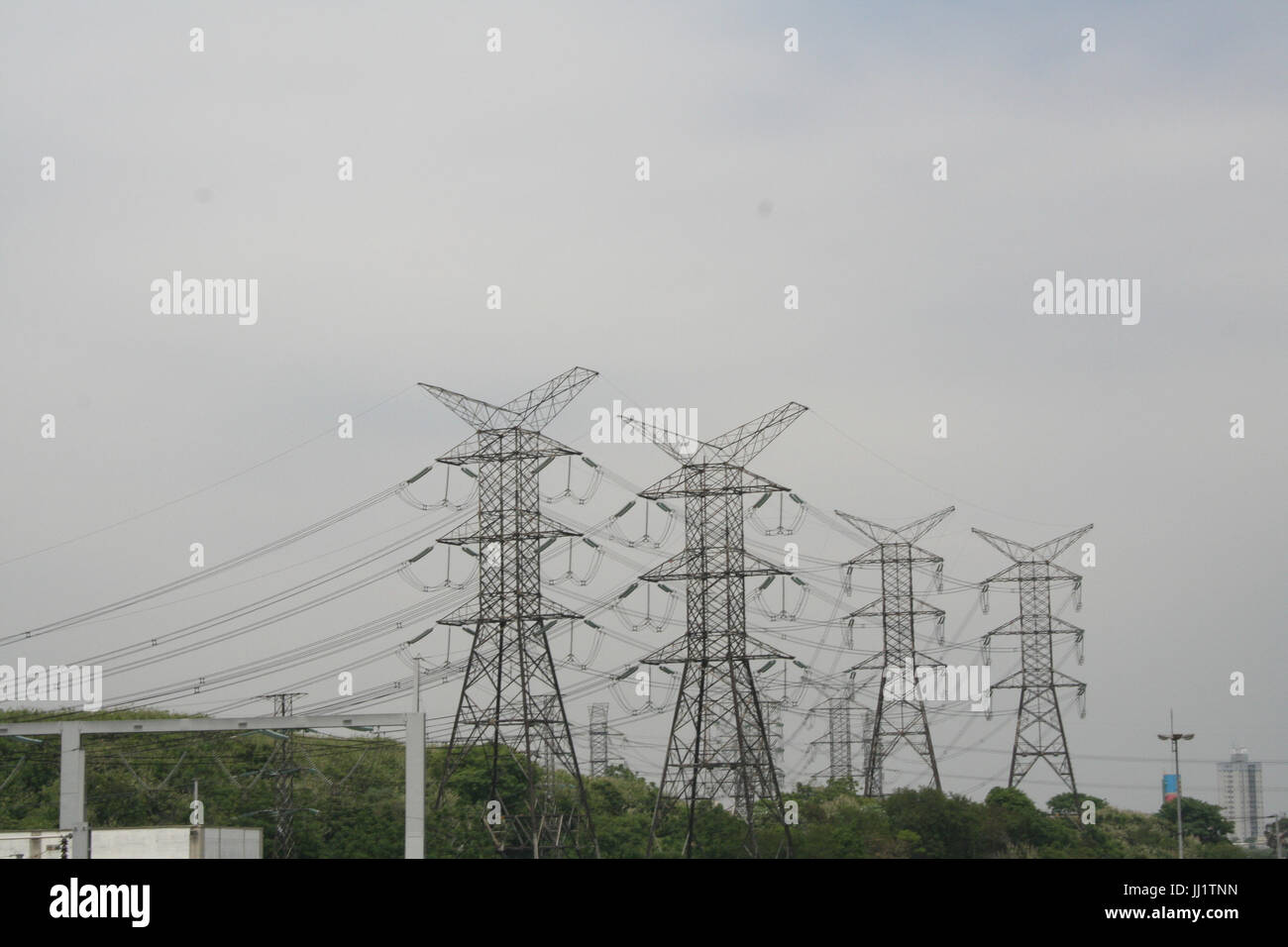 Turm Energie, São Paulo, Brasilien Stockfoto