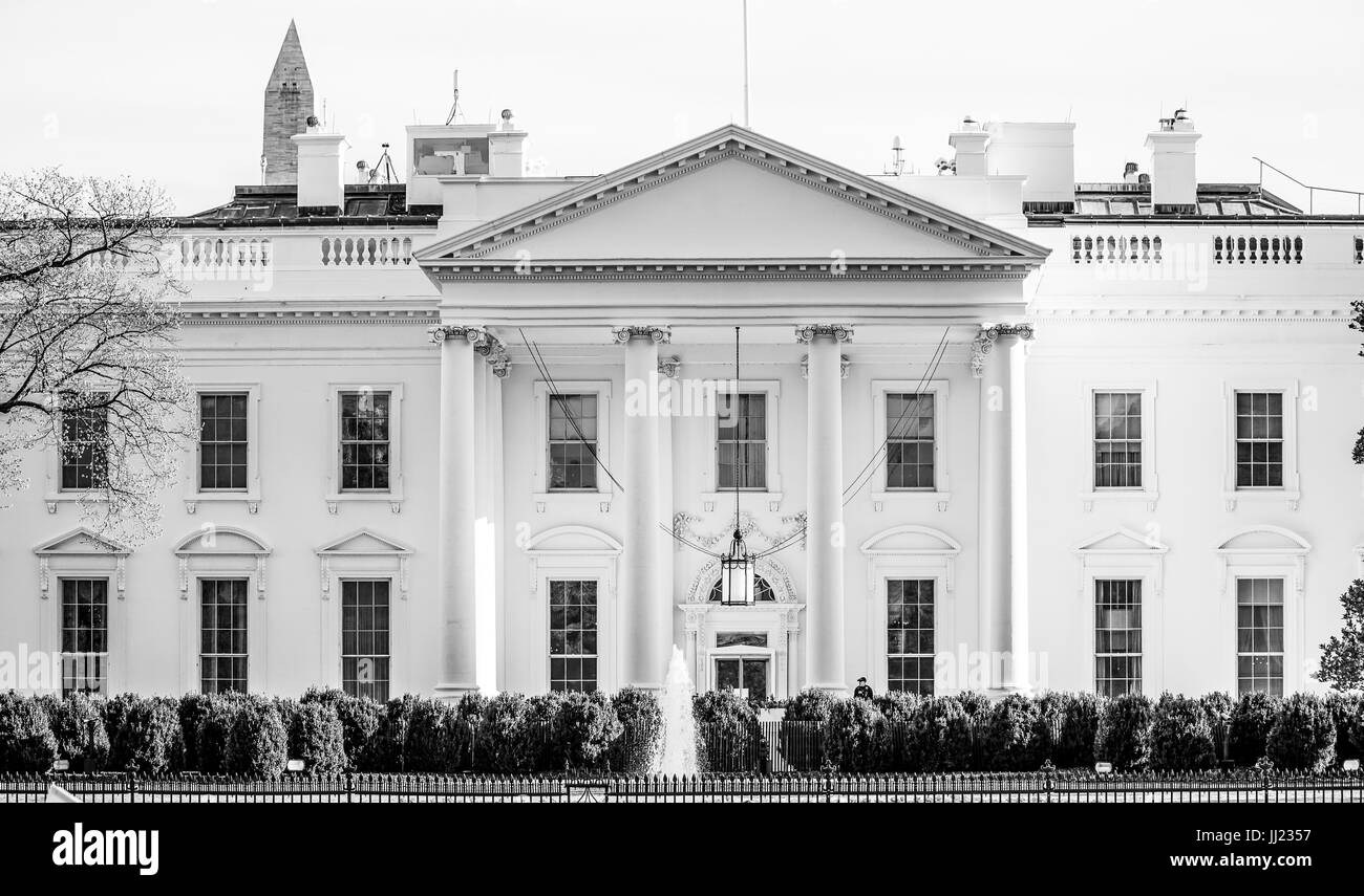 Die berühmten weißen Haus in Washington, D.C. Stockfoto