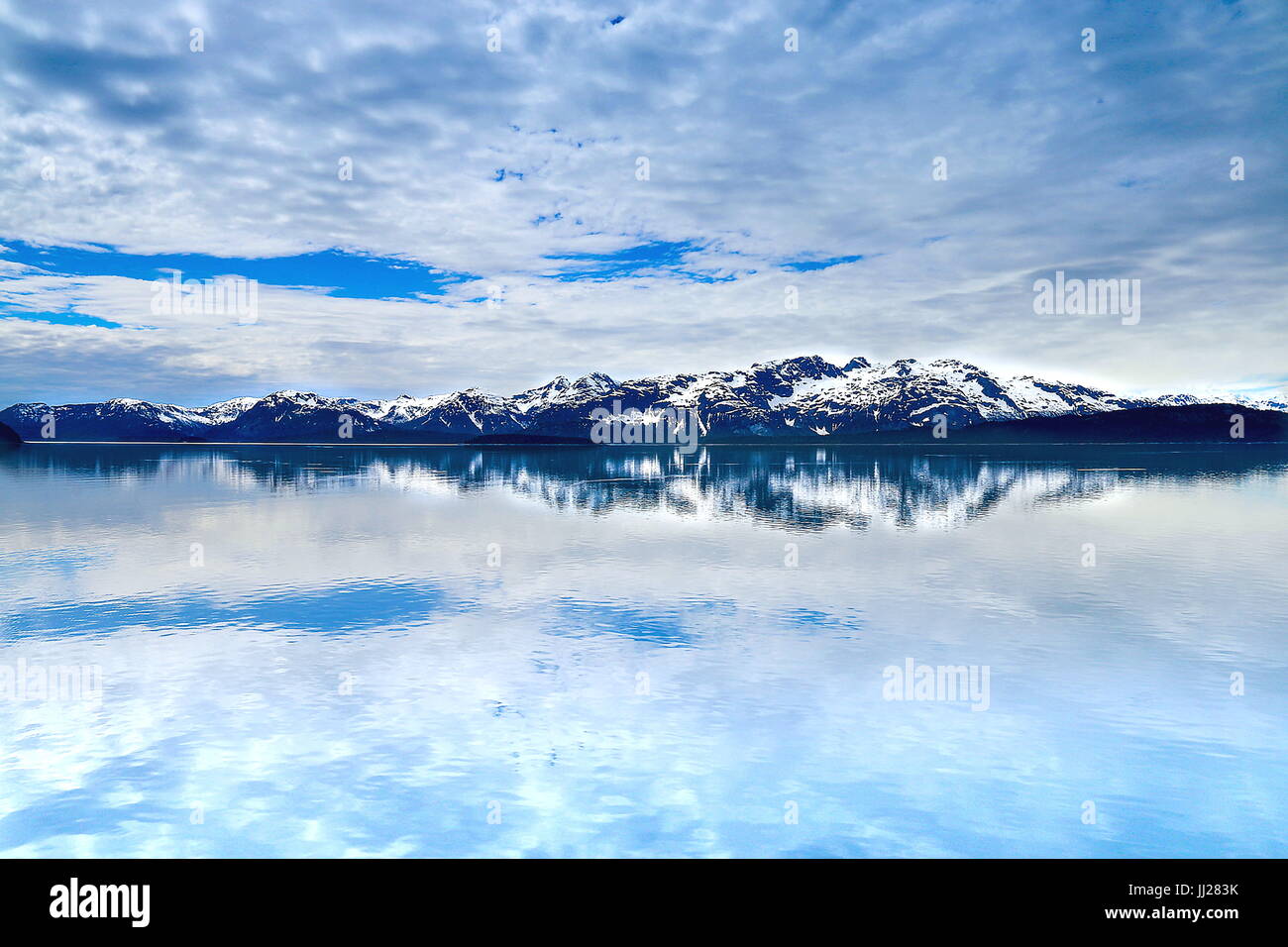 Inneren Passage, Alaska - Reflexionen Stockfoto
