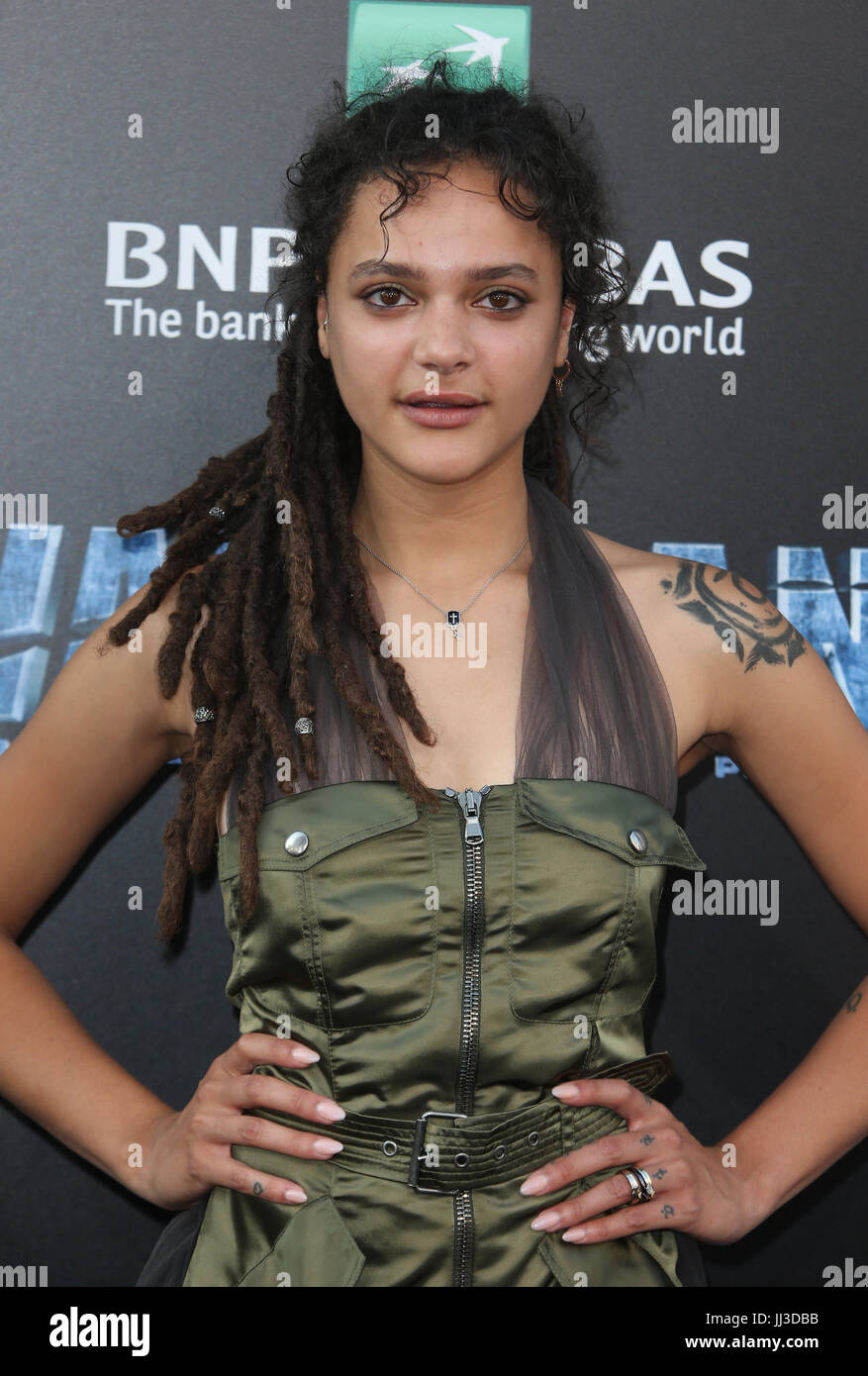 Hollywood, Ca. 17. Juli 2017. Sasha Lane, bei Premiere von EuropaCorp und STX-Unterhaltung ist "Baldrian und die Stadt der tausend Planeten" im TCL Chinese Theater IMAX In Kalifornien am 17. Juli 2017.Credit: Fs/Medien Punch/Alamy Live-Nachrichten Stockfoto