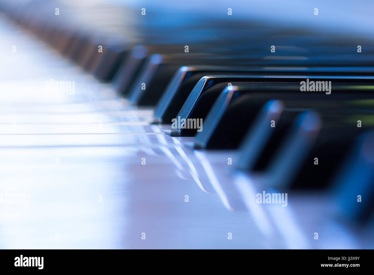 Modern Piano keys Stockfoto