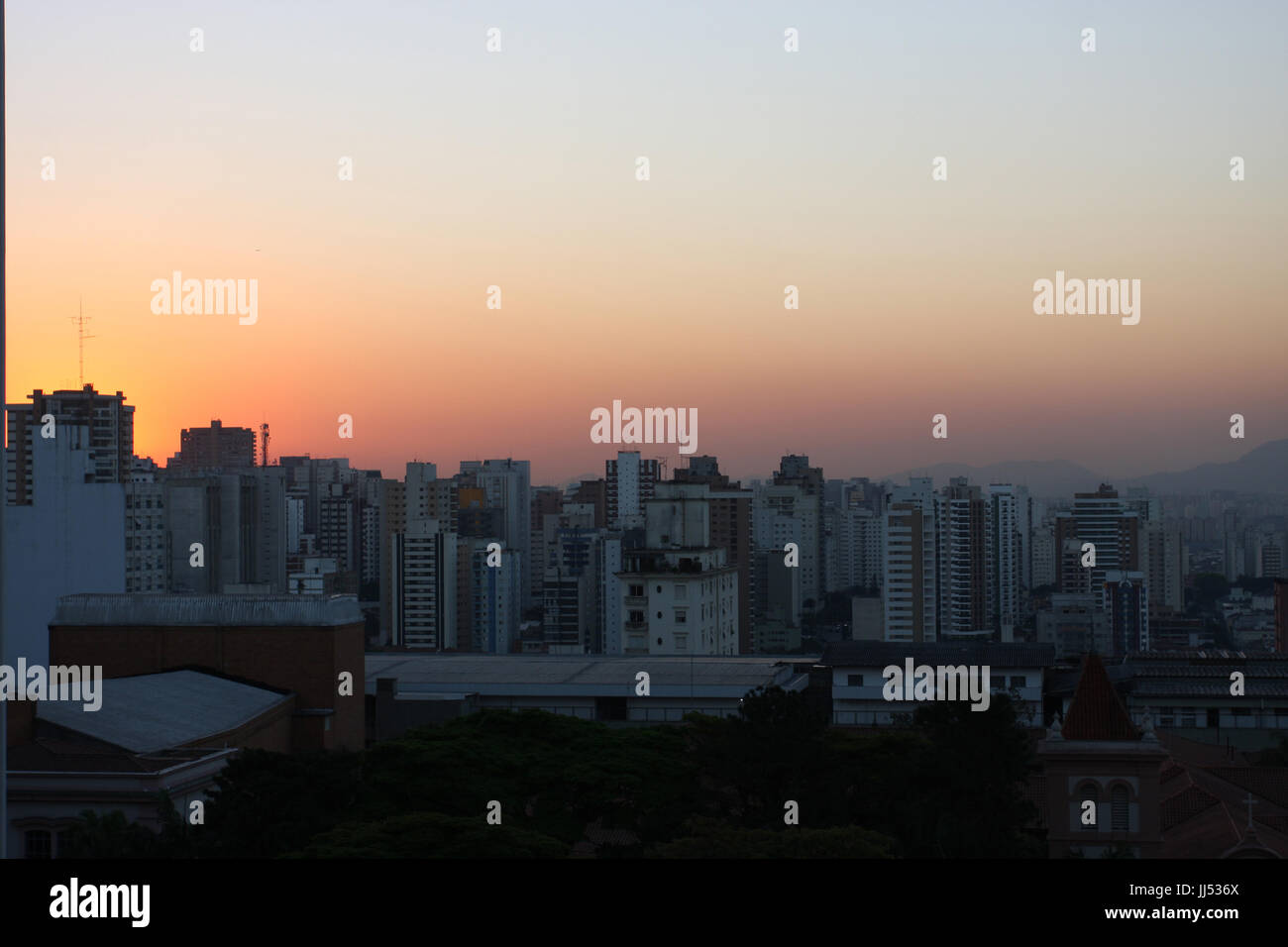 Stadt, São Paulo, Brasilien Stockfoto