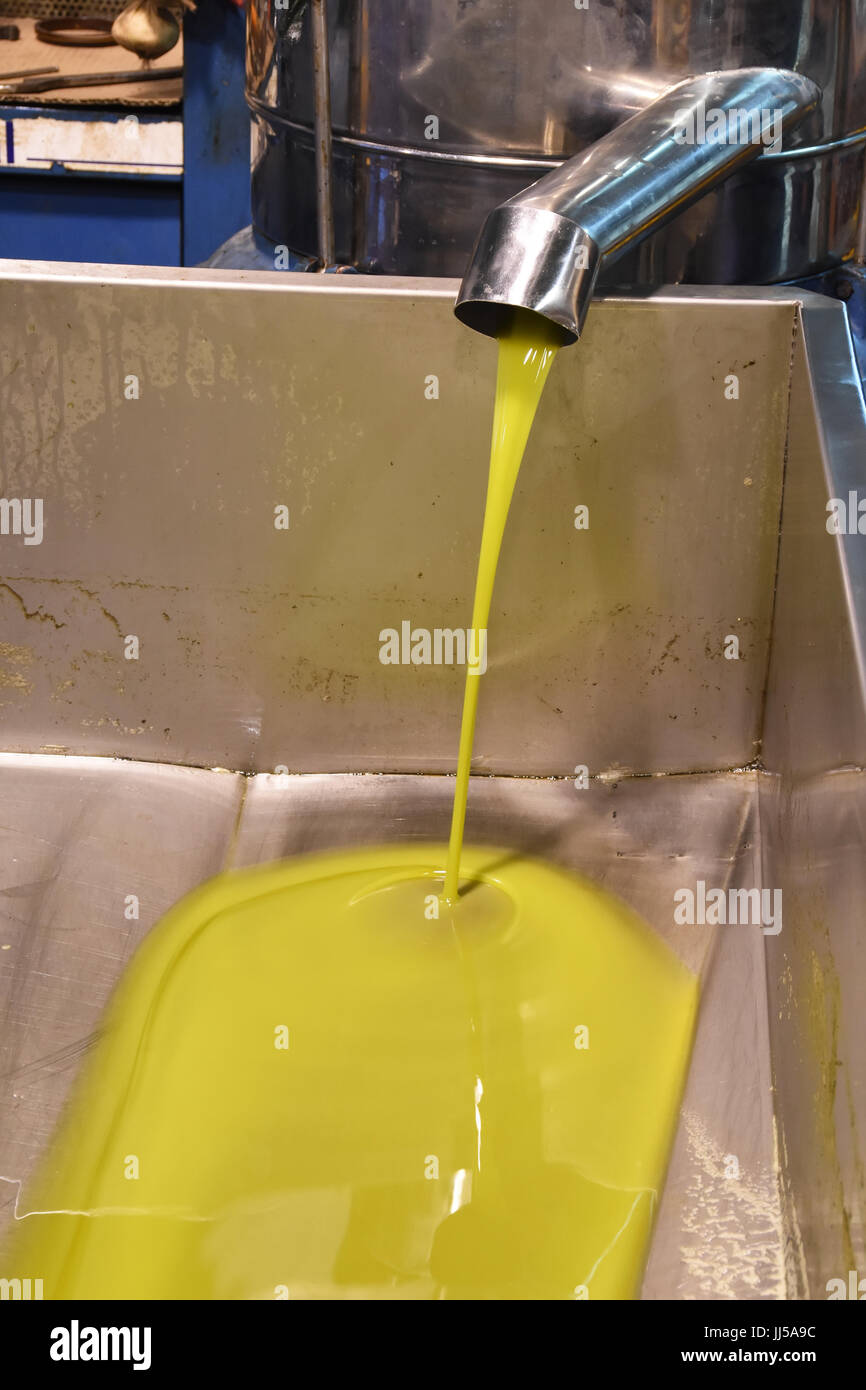 Frisches aus Olivenöl, Israel Stockfoto