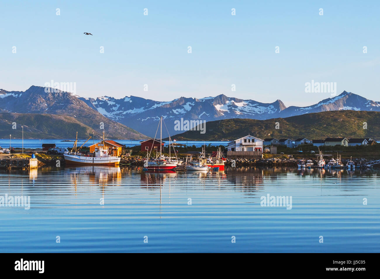 Schöne Landschaft von Norwegen Stockfoto