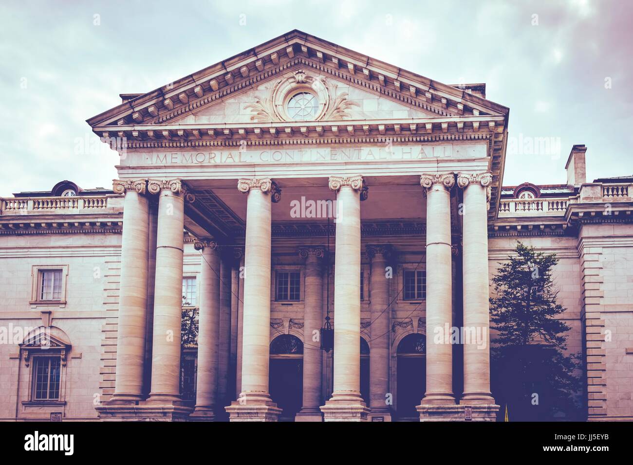 Kontinentale Hall Bau-Denkmal in Washington DC USA, ist die Landeszentrale der Töchter der amerikanischen Revolution Stockfoto