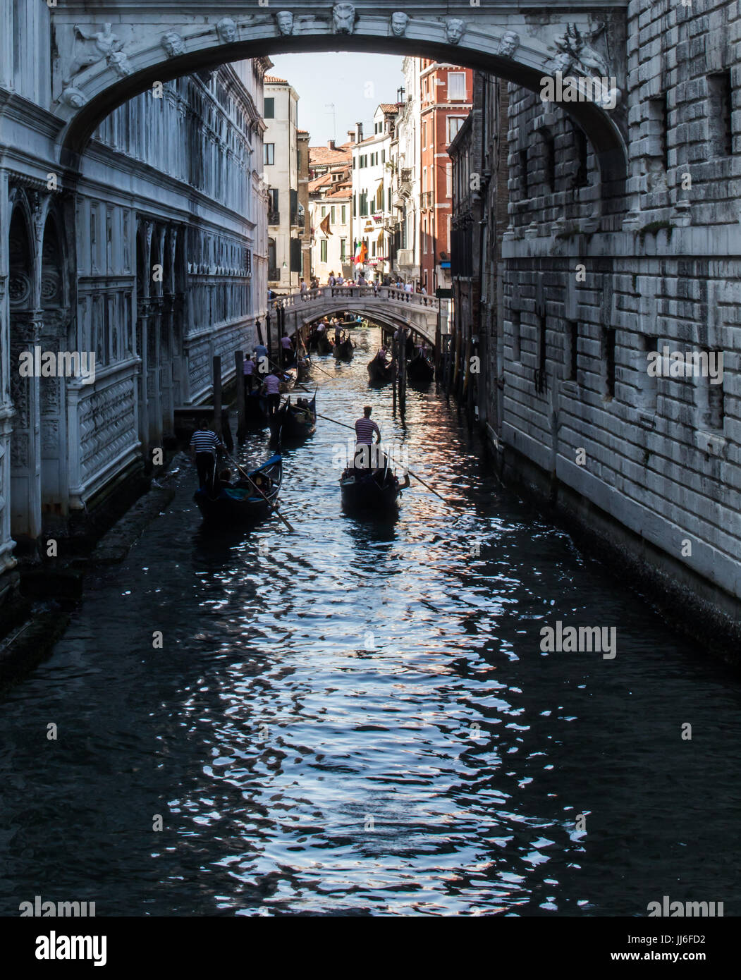 Die historischen Seemacht Venedigs. Stockfoto