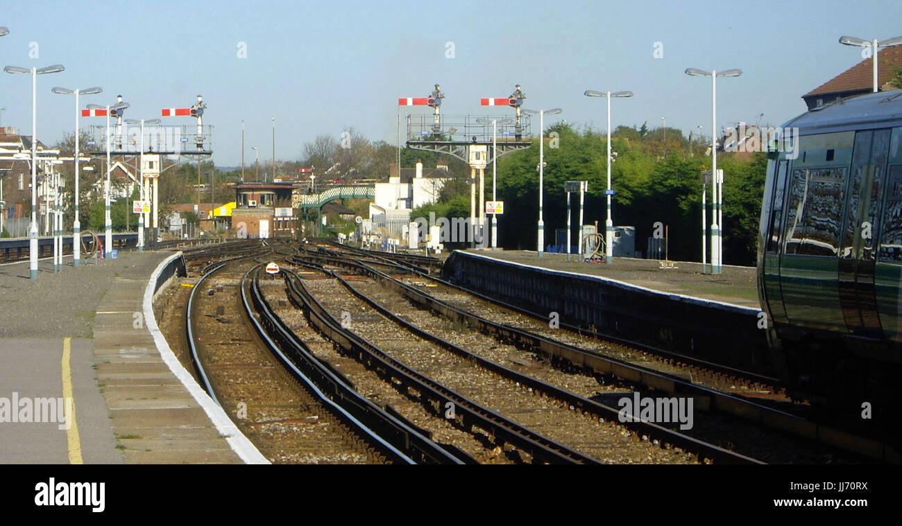 Eisenbahnen in Sussex Stockfoto