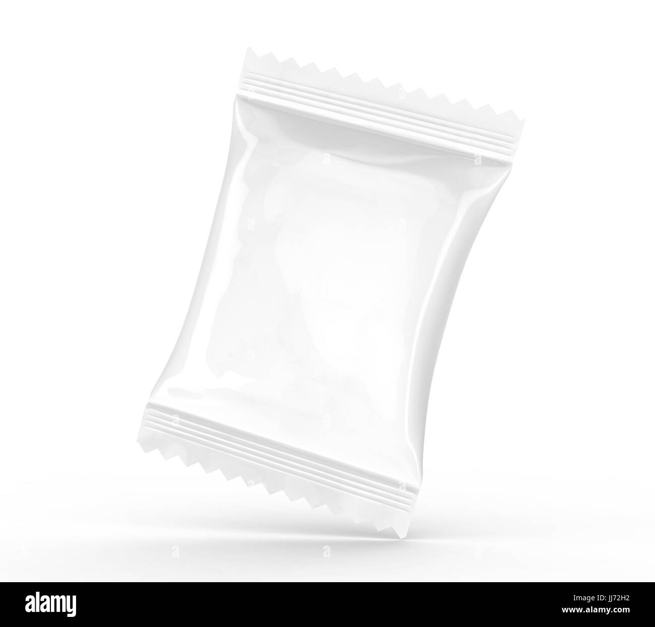 Cracker Paketvorlage nutzt leer essen Folie Mockup für Design in 3D-Rendering Stockfoto