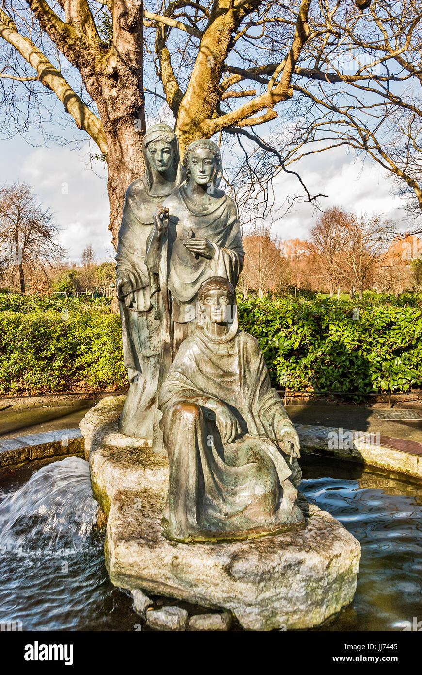 Dublin, Irland, St. Stephen's Green Park Stockfotografie Alamy