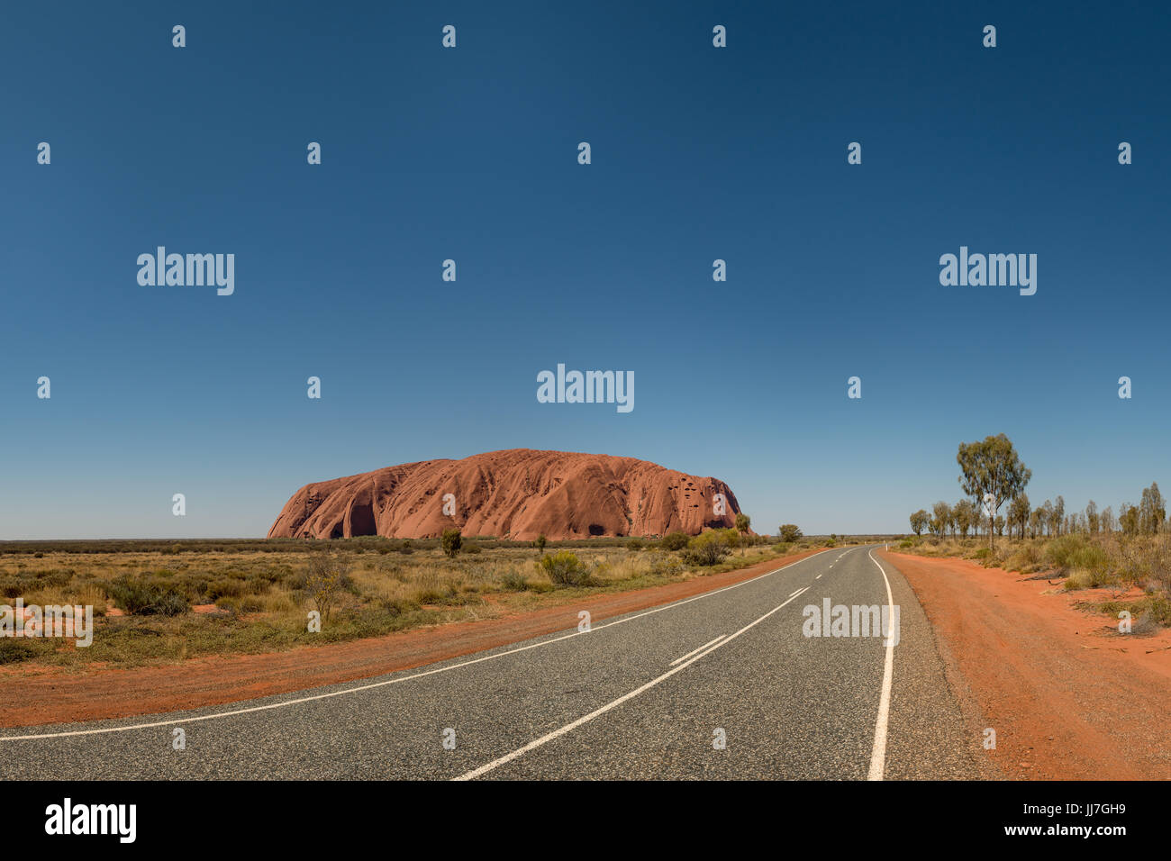 Landschaft, Sonnenuntergang, Uluru-Kata Tjuta National Park, Ayers Rock, Northern Territory, Australien Stockfoto