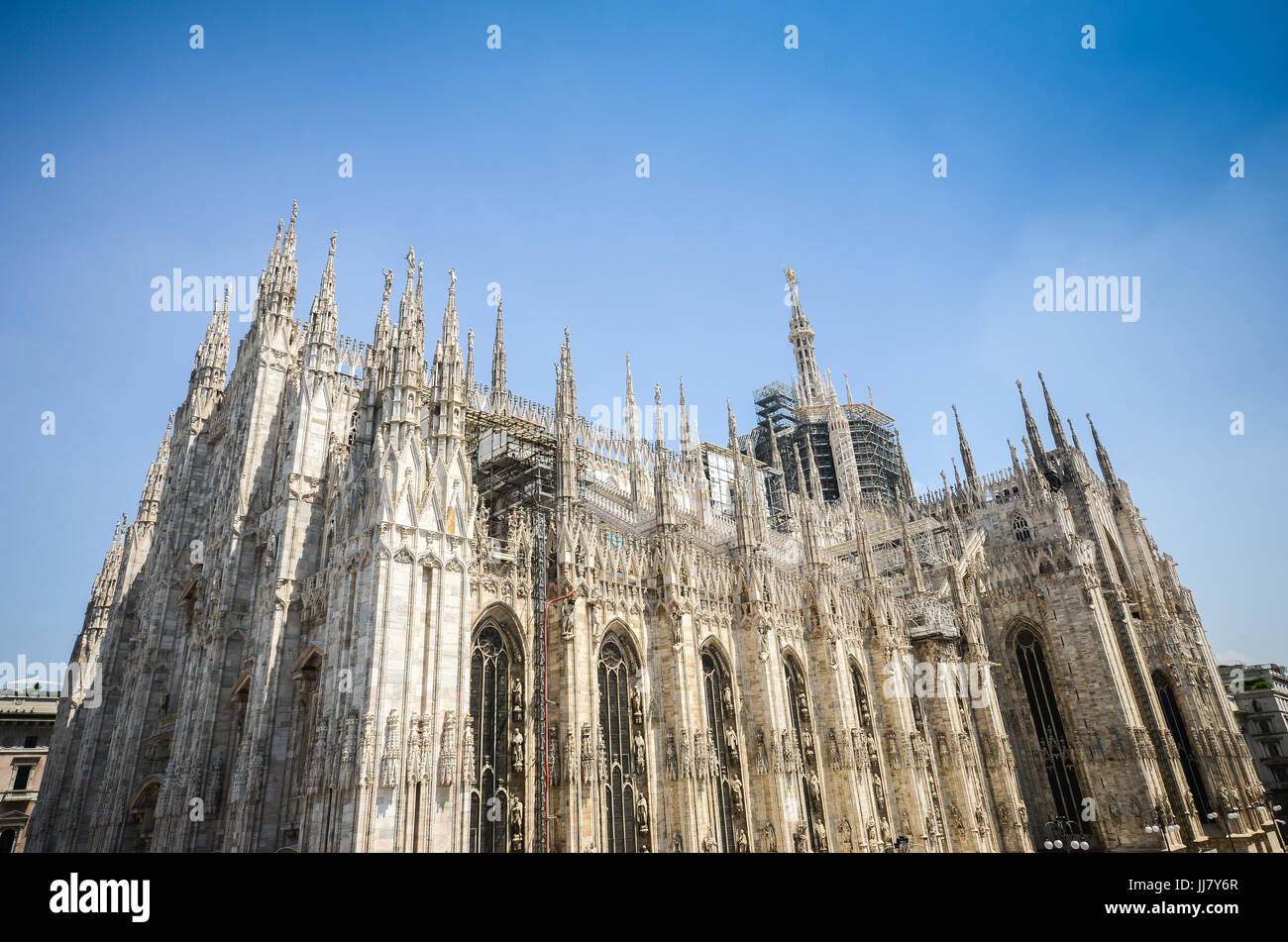 Mailänder Dom, eines der größte gotische Kirche der Welt Stockfotografie -  Alamy