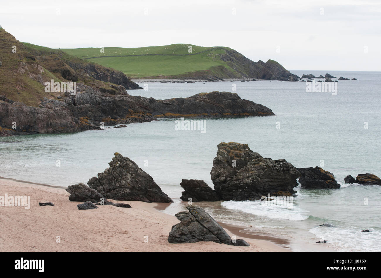 Durness, Sango Bay, Scottish Highlands, Schottland, Britische Inseln Stockfoto