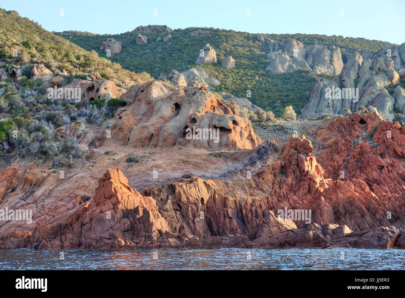 La Scandola, Naturschutzgebiet, Porto, Korsika, Frankreich Stockfoto