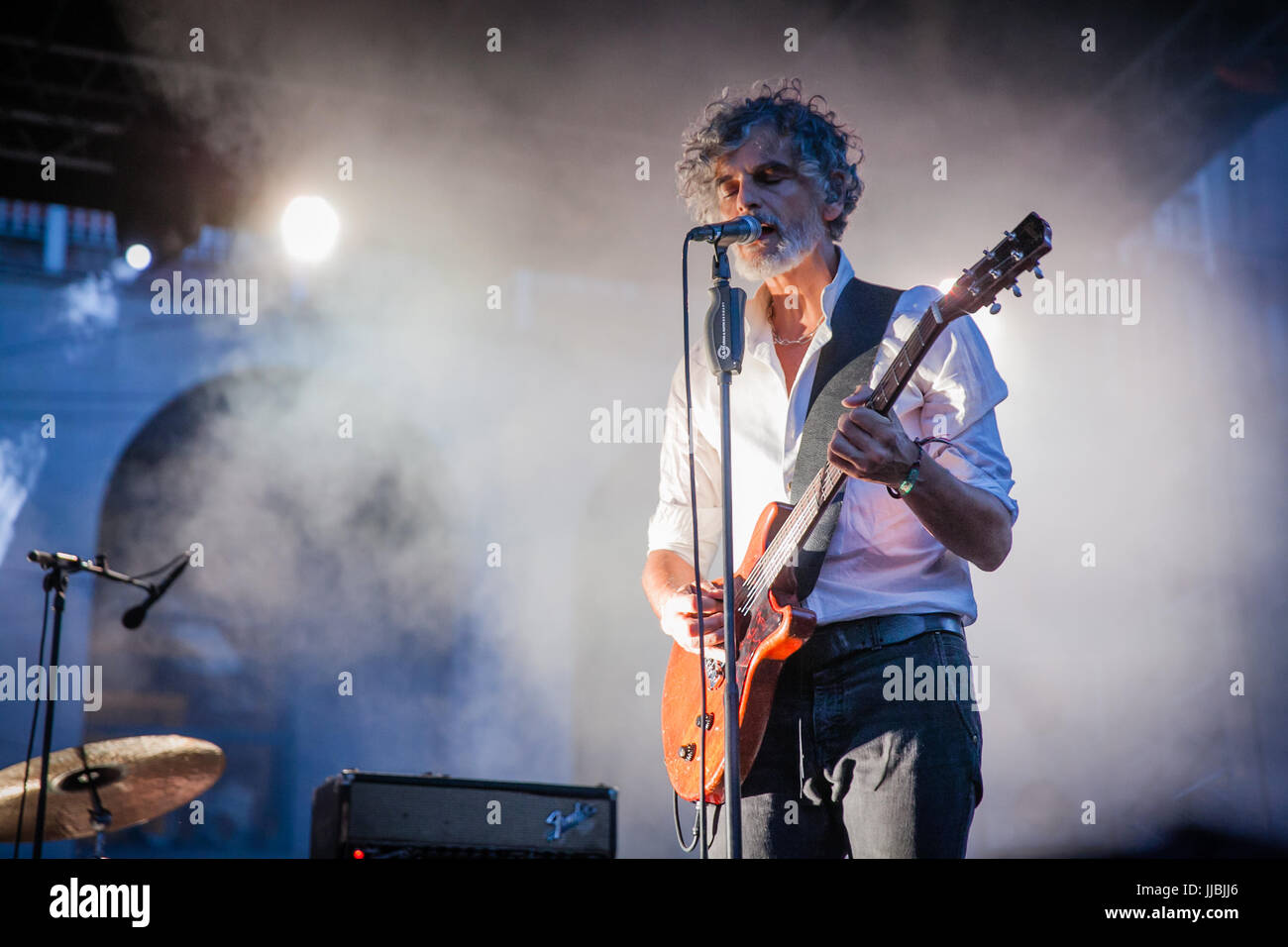 Mailand, Italien. 18. Juli 2017. Blonde Redhead führen live in Mailand. Bildnachweis: Daniele Baldi/Pacific Press/Alamy Live-Nachrichten Stockfoto