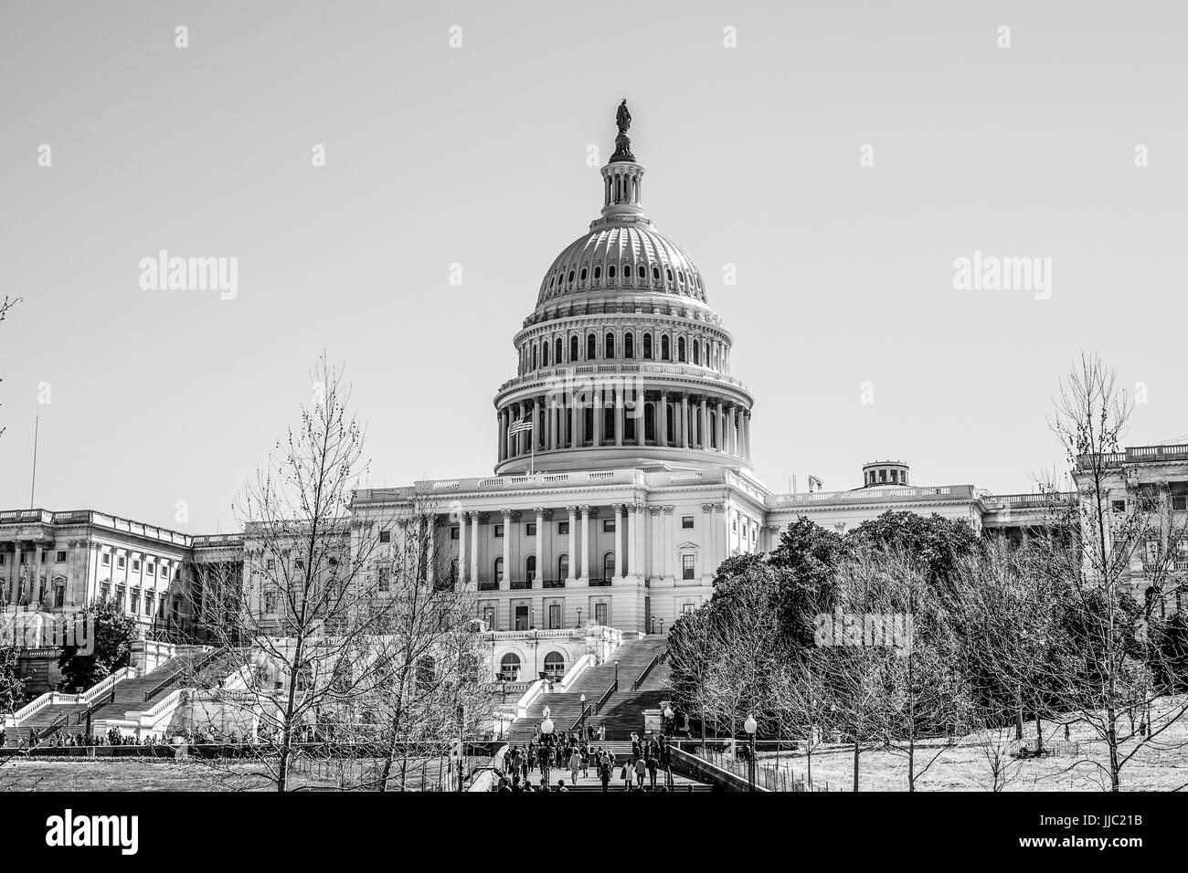 Das Capitol in Washington - WASHINGTON - DISTRICT OF COLUMBIA - 9. April 2017 Stockfoto