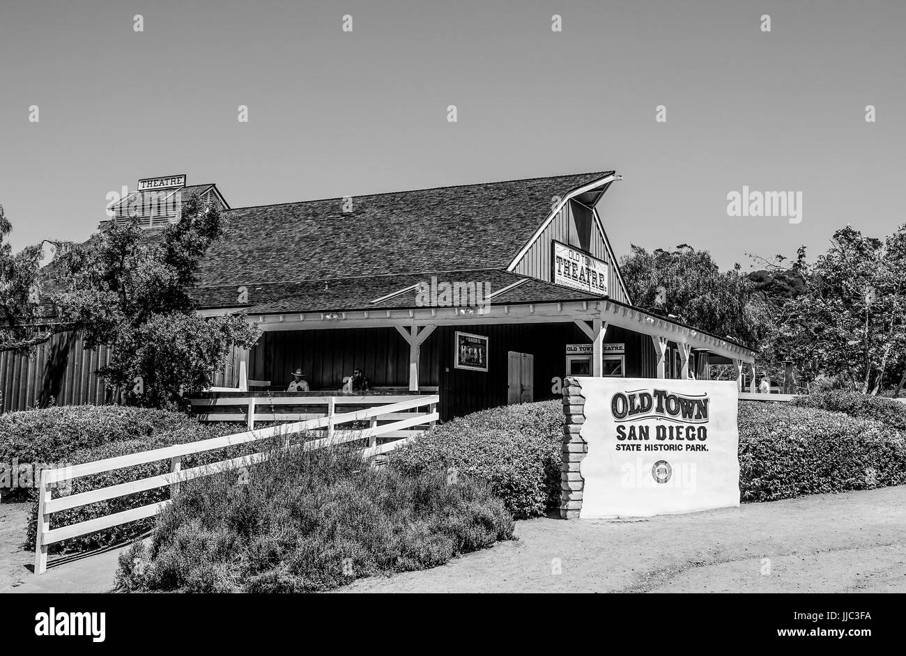 San Diego Old Town State Historic Park - SAN DIEGO, Kalifornien, USA - 21. April 2017 Stockfoto