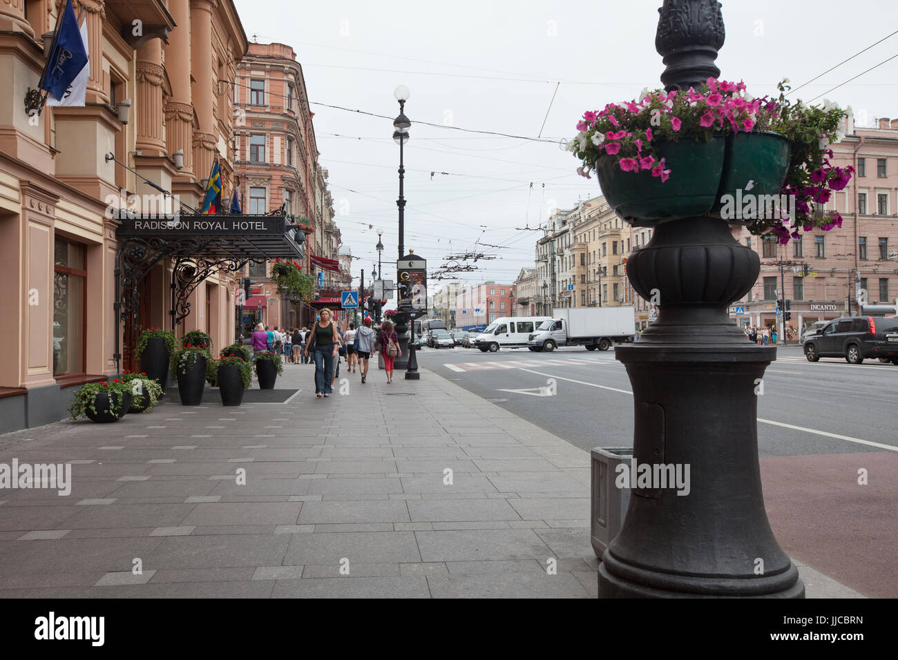 Newski-Prospekt. St. Petersburg. Russland Stockfoto